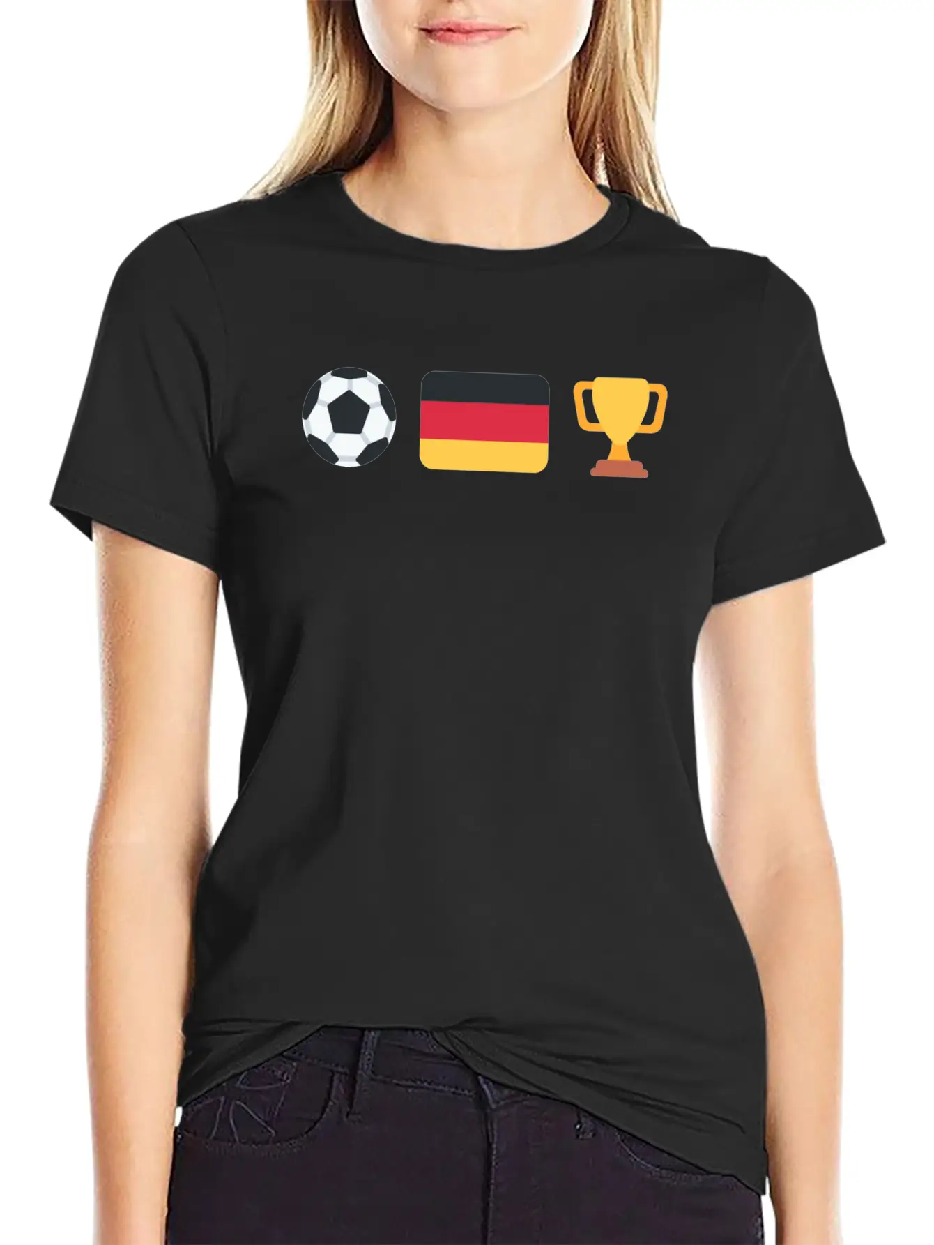 German Soccer | Trophy | Germany Stylish Everyday T-Shirt – Unisex Basic Cotton Tee