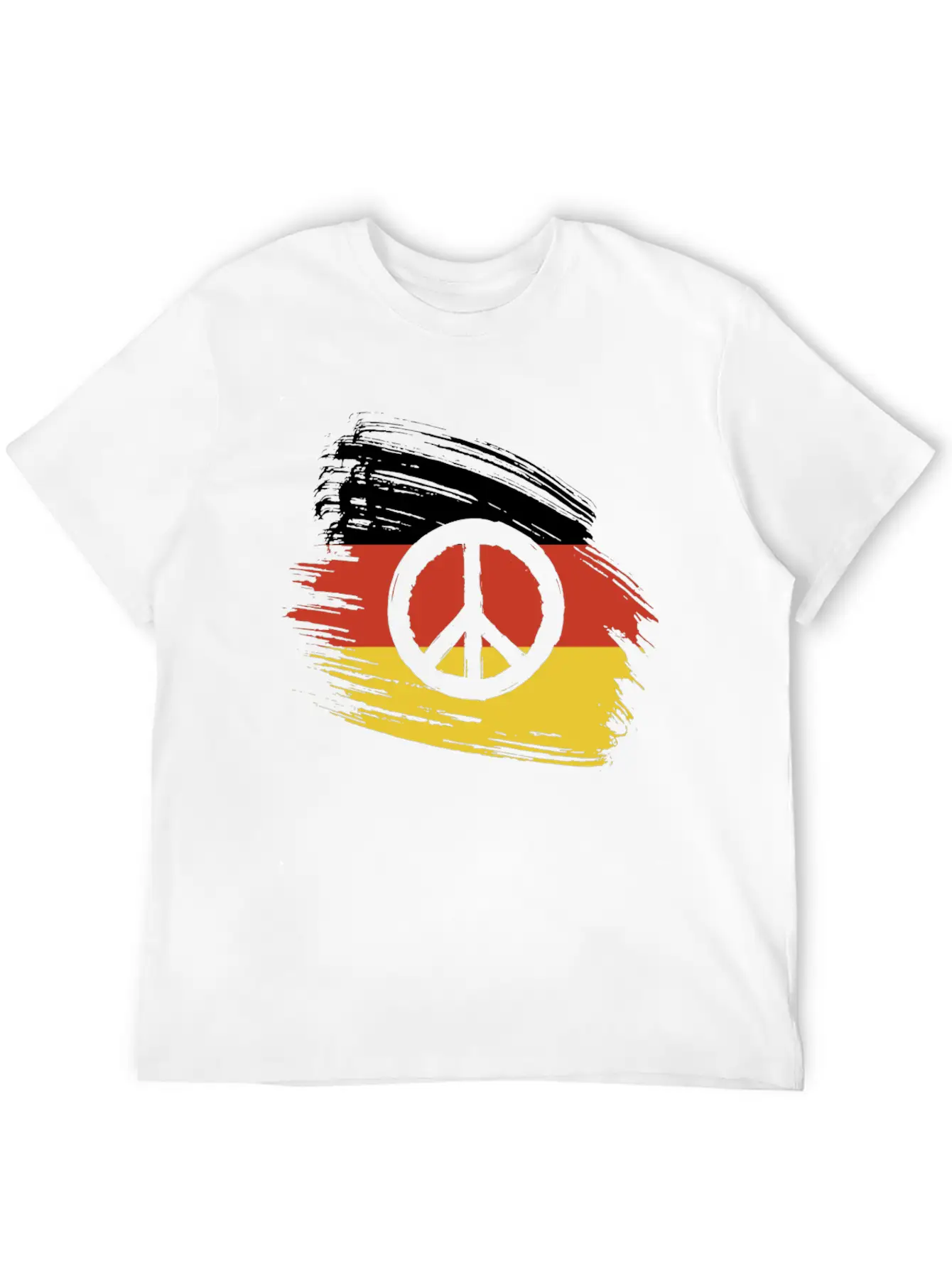 Germany Flag Peace Peace Comfortable Minimalist Graphic Tee – Summer Style Essential