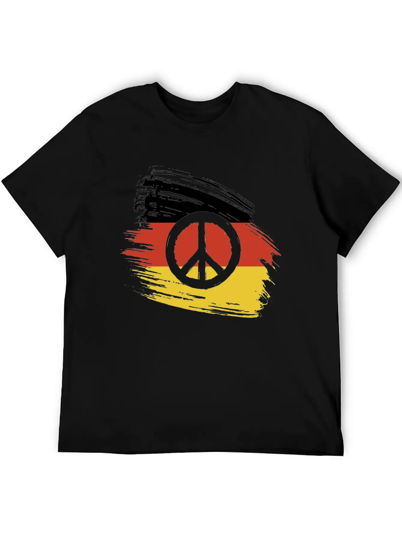 Germany Flag Peace Peace Comfortable Minimalist Graphic Tee – Summer Style Essential