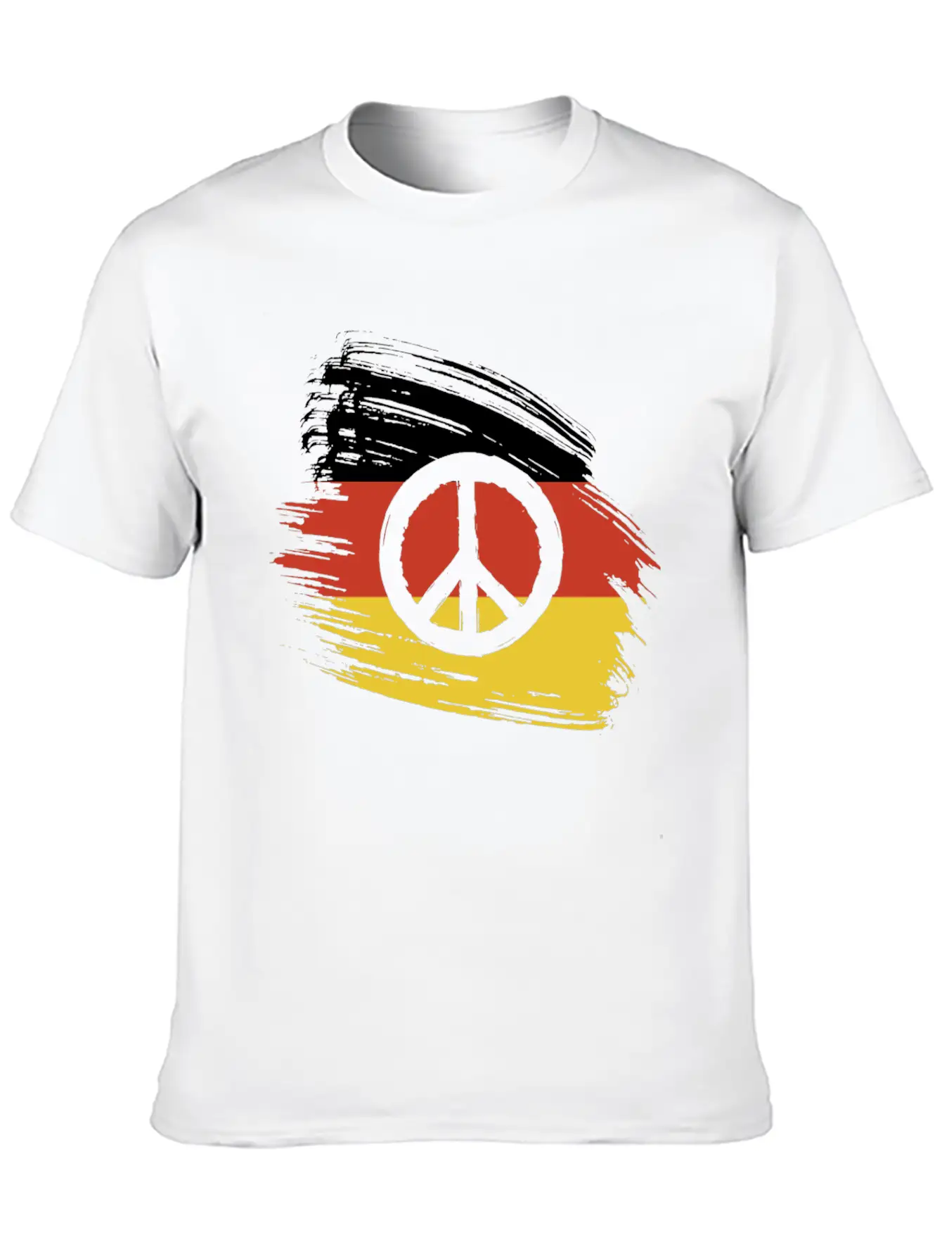 Germany Flag Peace Peace Comfortable Minimalist Graphic Tee – Summer Style Essential