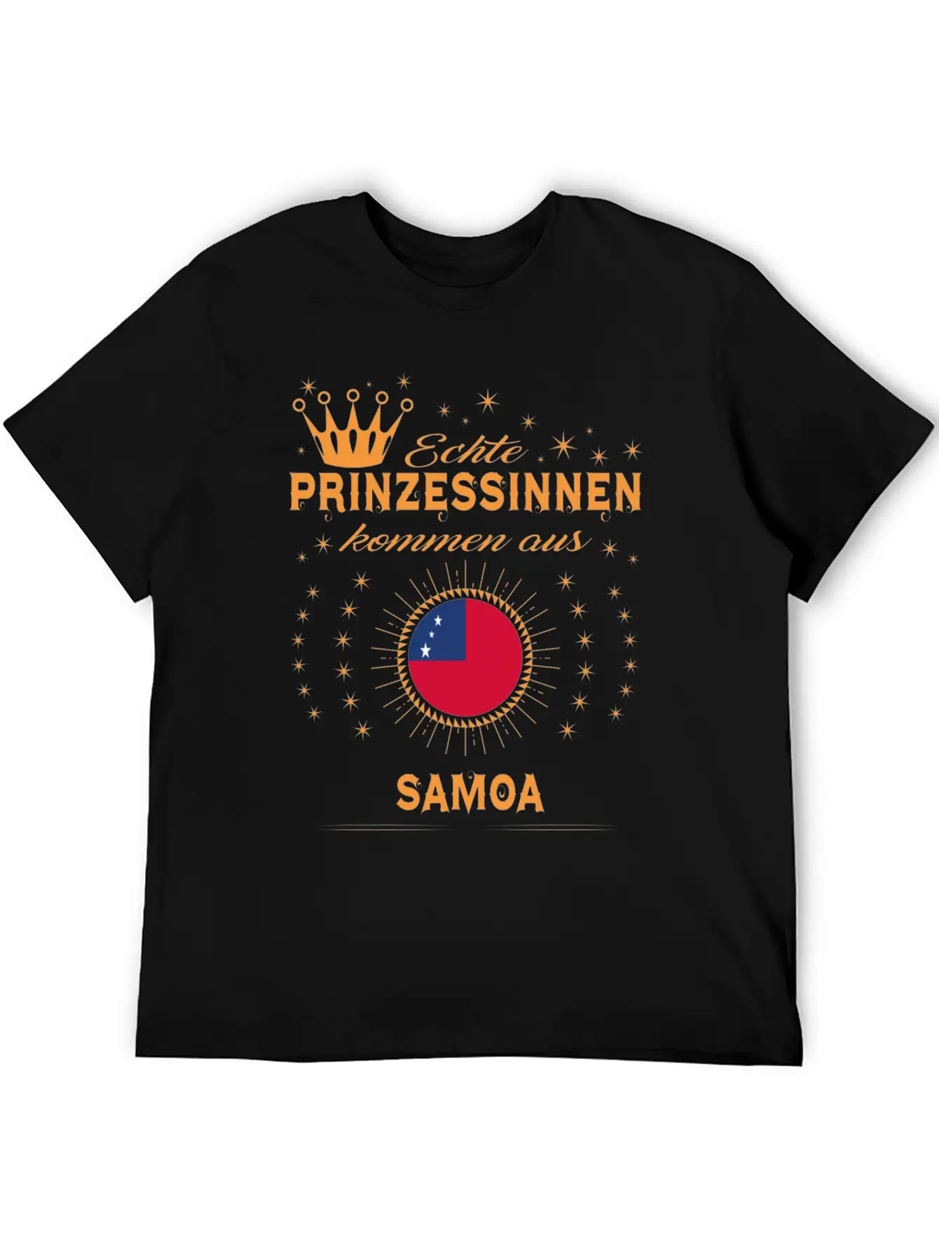 Geschenk Prinzessinnen Kommen SAMOA Stylish Everyday T-Shirt – Unisex Basic Cotton Tee