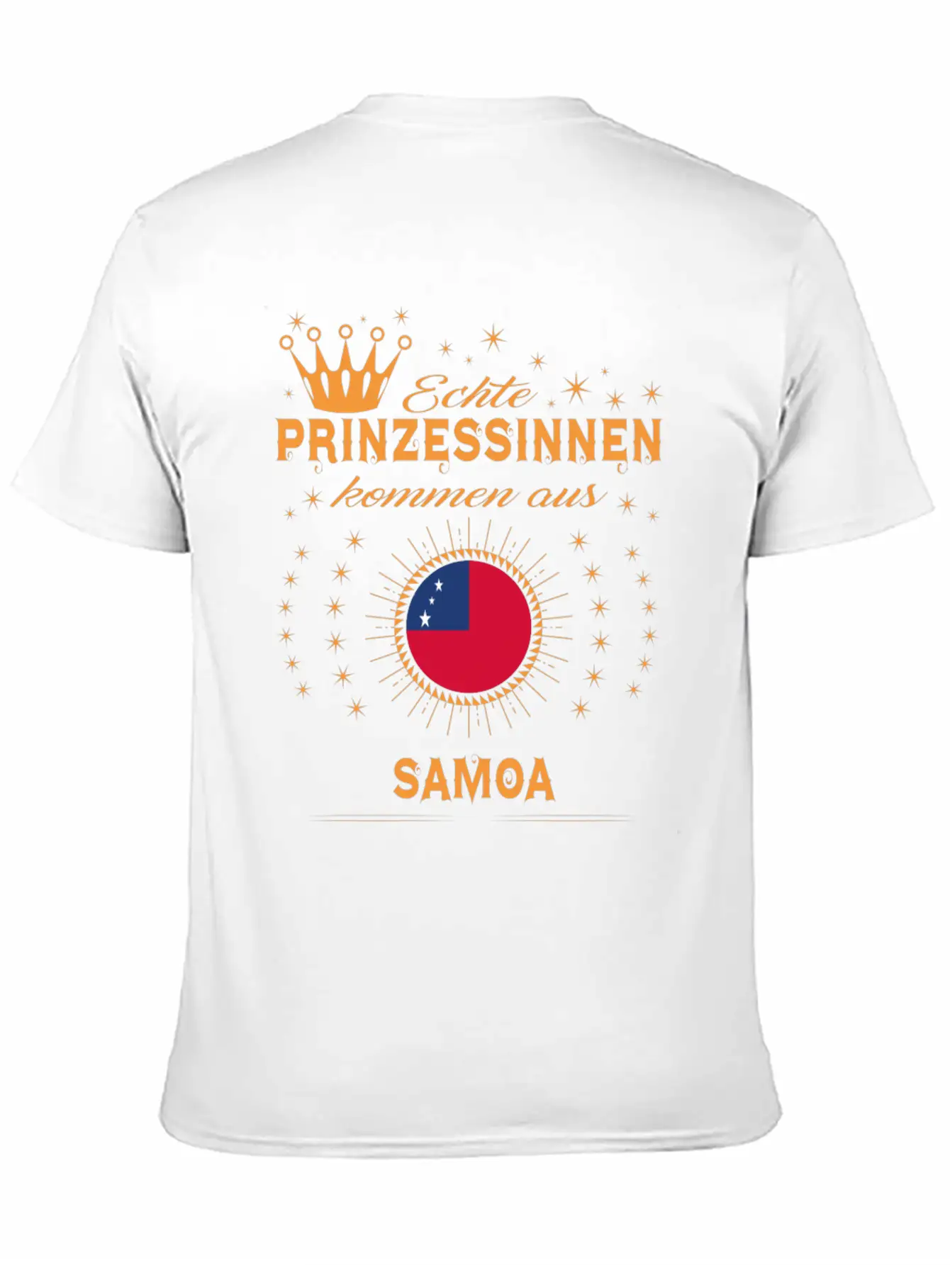 Geschenk Prinzessinnen Kommen SAMOA Stylish Everyday T-Shirt – Unisex Basic Cotton Tee