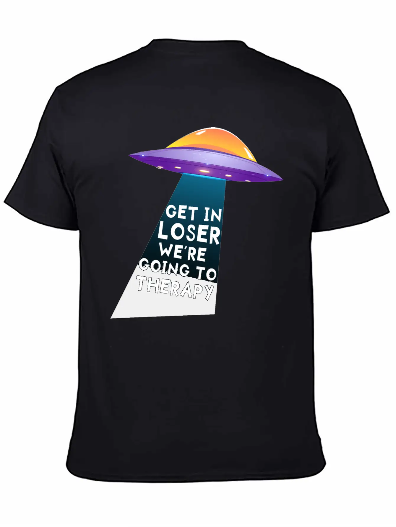 Get In Loser We're Going To Therapy Essential Unisex Summer Tee – Soft Cotton Casual Fit