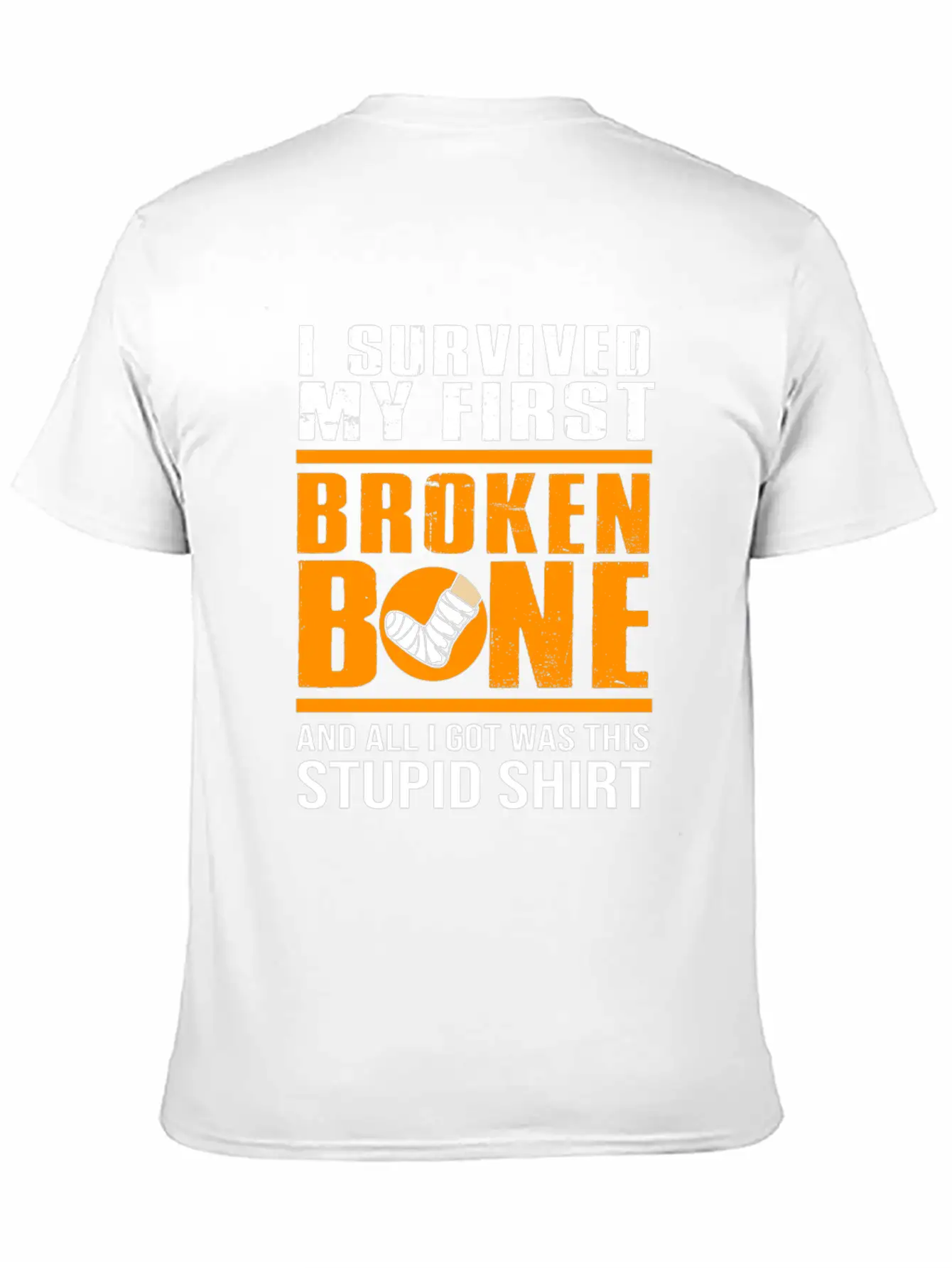 Get Well Soon Recovery Funny Broken Bone Basic Graphic T-Shirt – Daily Comfort In Soft Cotton