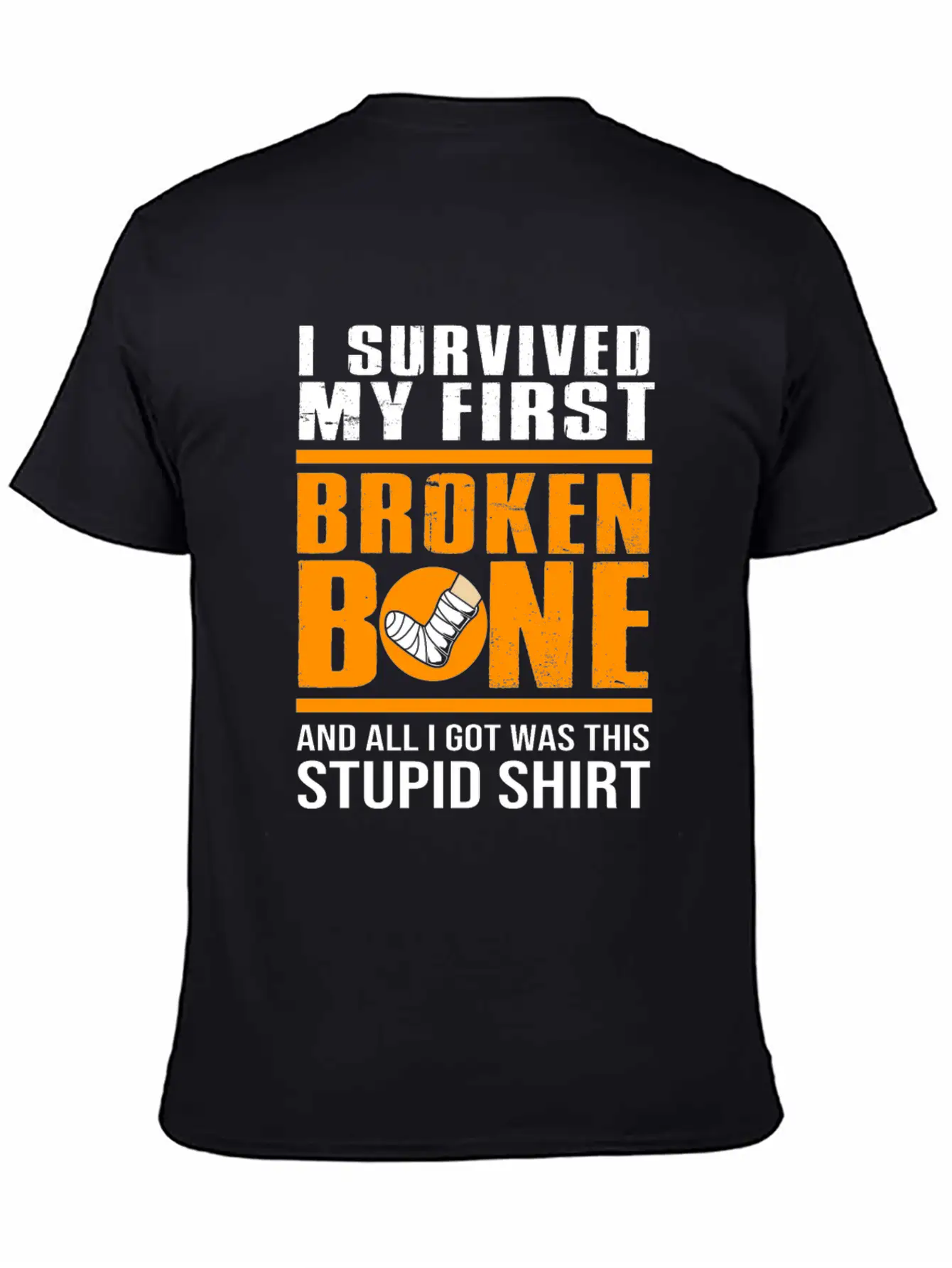 Get Well Soon Recovery Funny Broken Bone Basic Graphic T-Shirt – Daily Comfort In Soft Cotton
