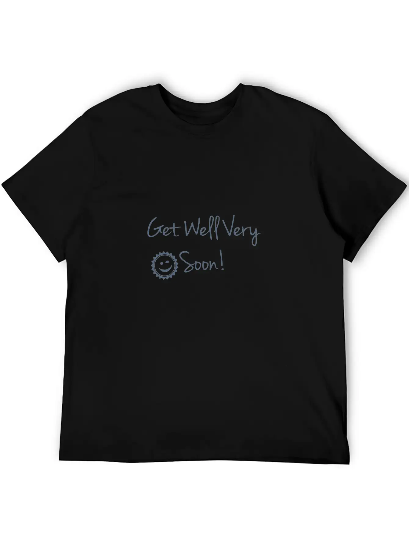 Get Well Very Soon Illustration Essential Unisex Summer Tee – Soft Cotton Casual Fit
