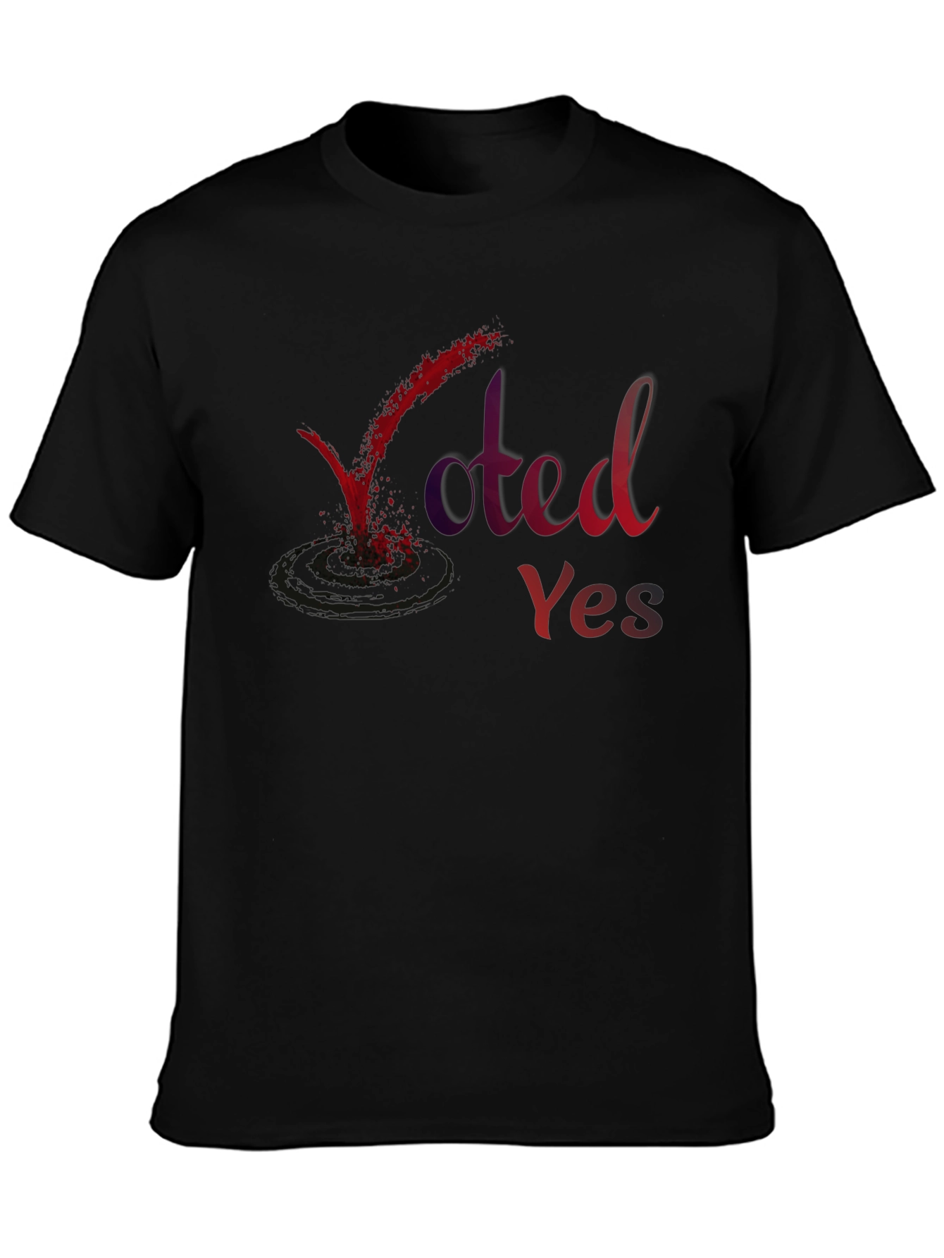Voted Yes Graphic Tee - Express Yourself!