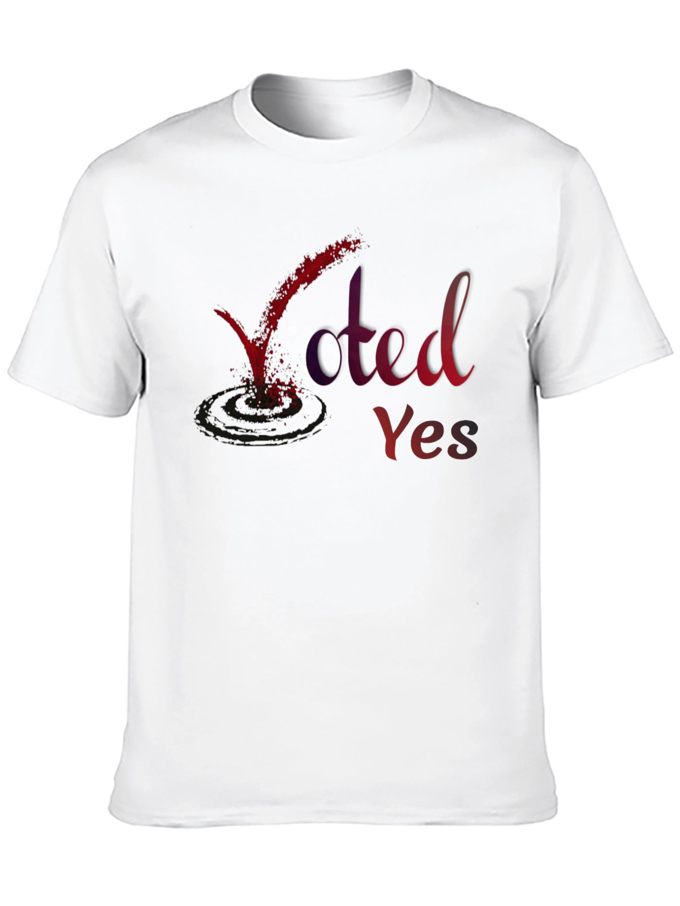 Voted Yes Graphic Tee - Express Yourself!