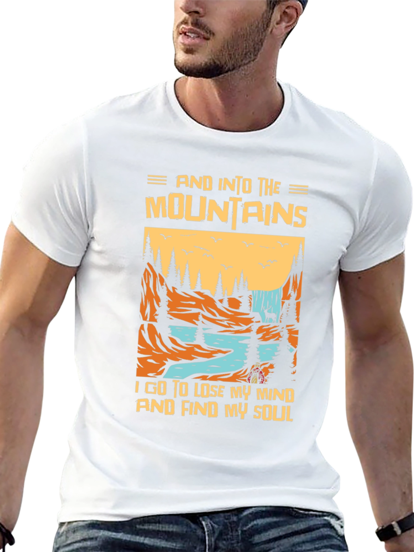 Mountains Graphic T-Shirt - Find Your Soul