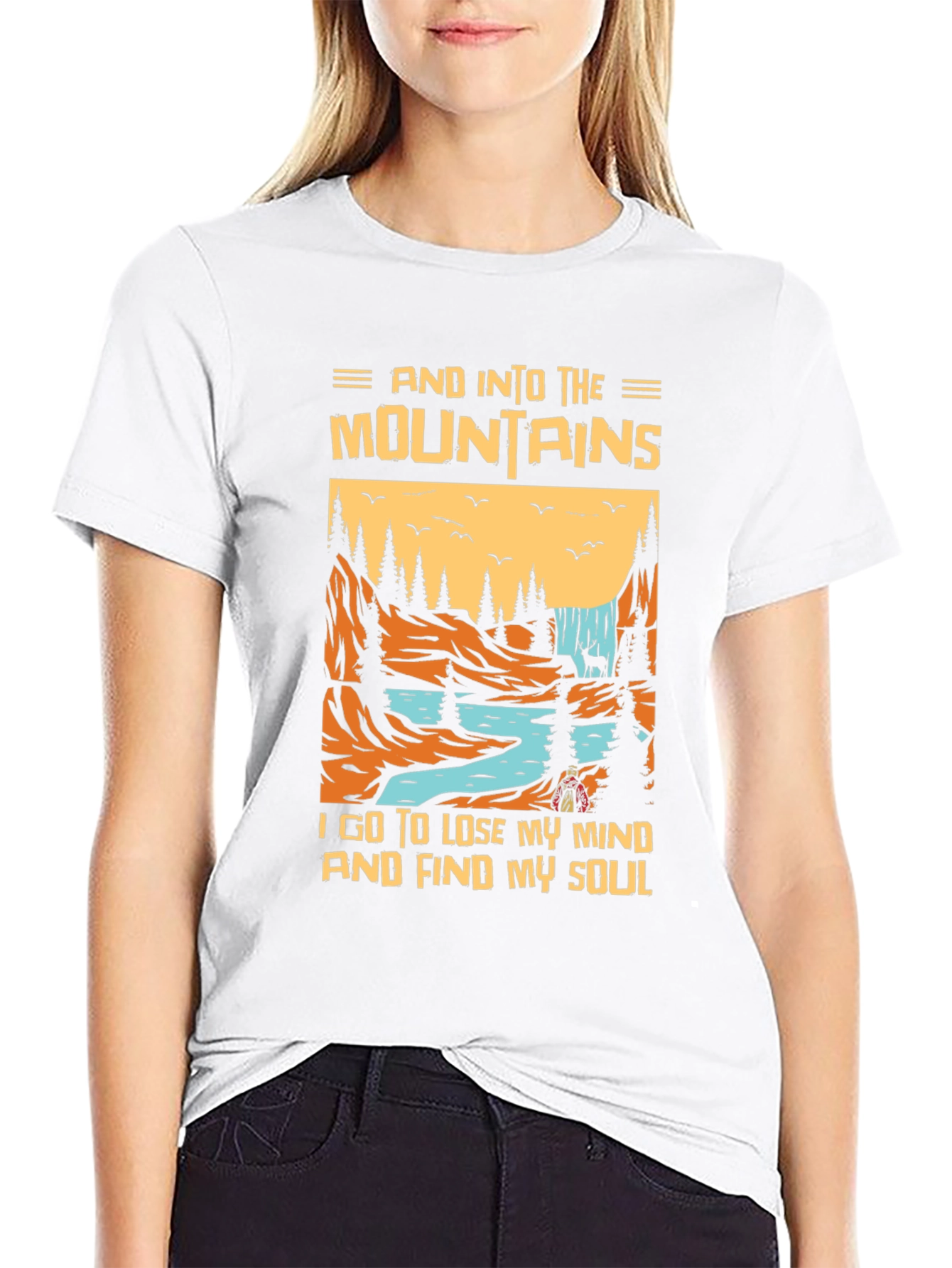 Mountains Graphic T-Shirt - Find Your Soul