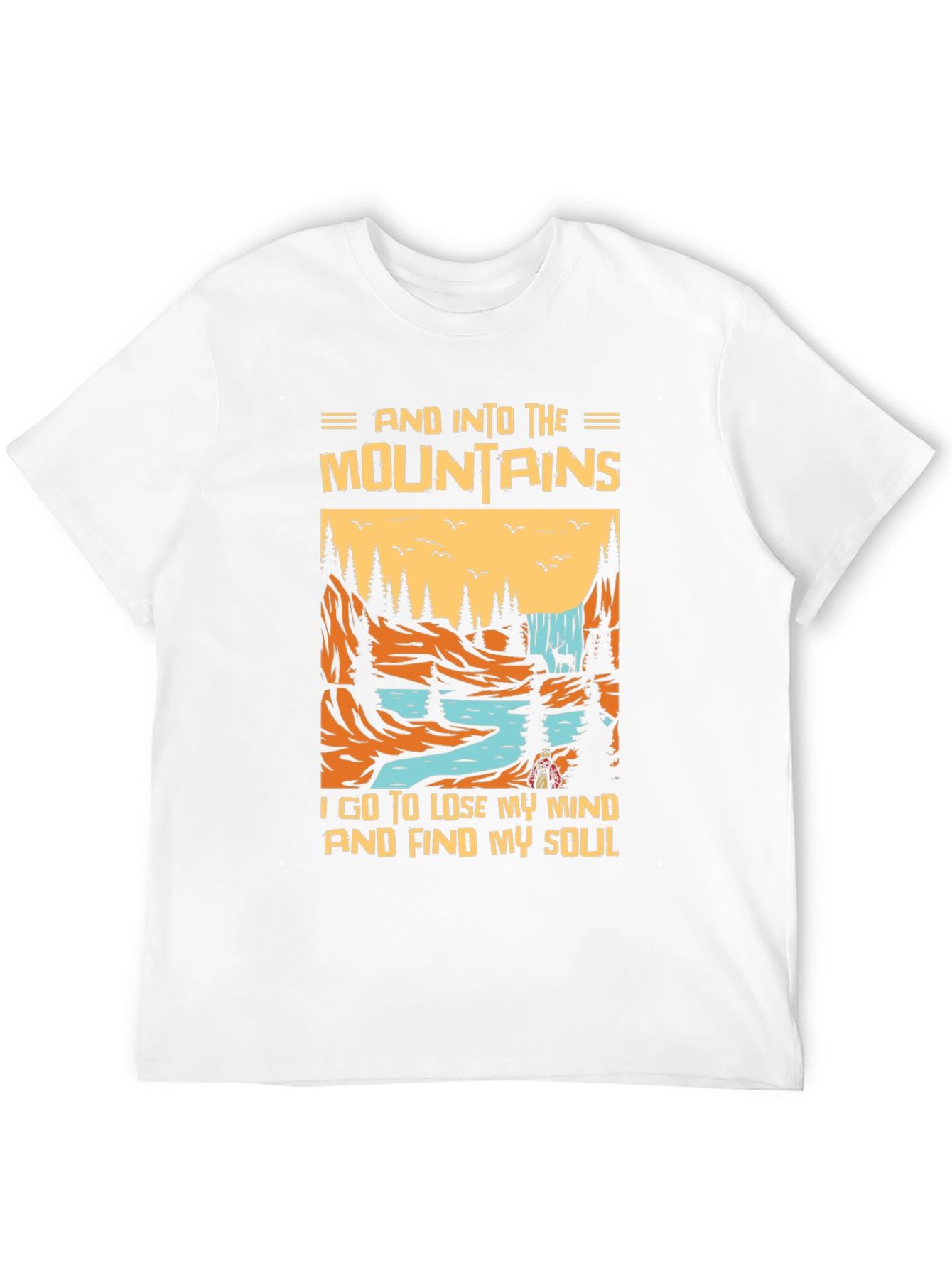 Mountains Graphic T-Shirt - Find Your Soul