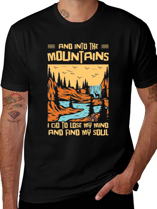 Mountains Graphic T-Shirt - Find Your Soul