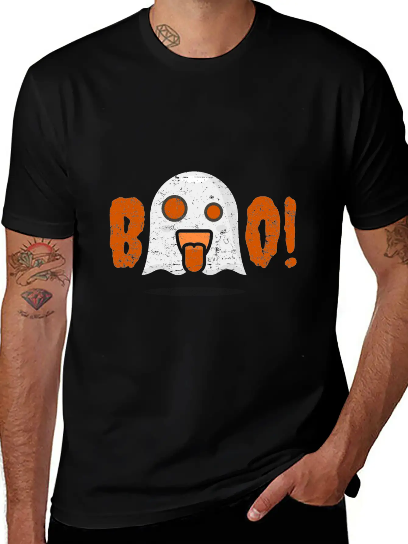 Ghost Creepy Midnight Halloween Gift Comfortable Minimalist Graphic Tee – Summer Style Essential