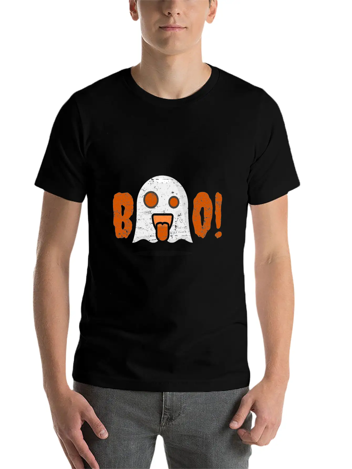 Ghost Creepy Midnight Halloween Gift Comfortable Minimalist Graphic Tee – Summer Style Essential