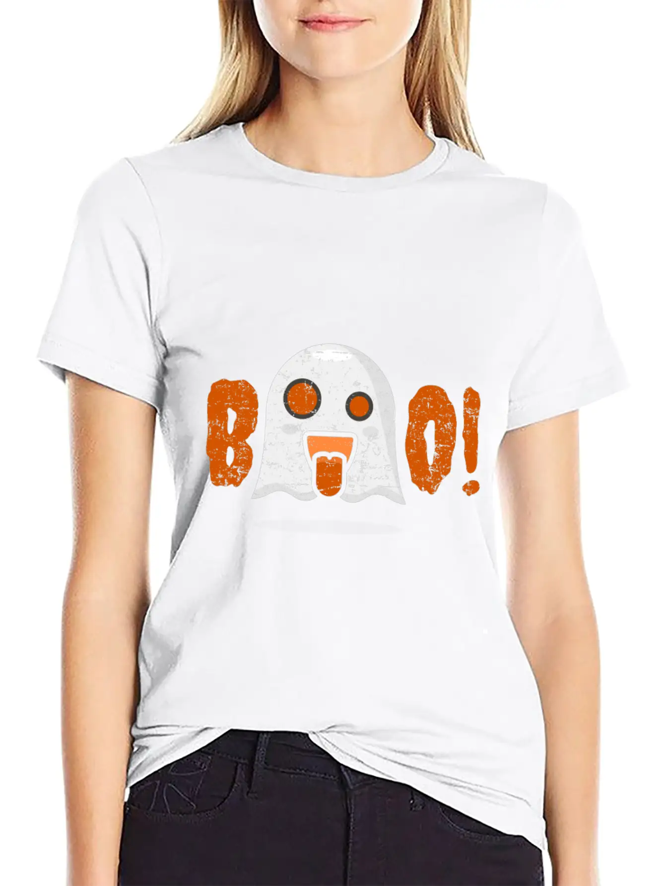 Ghost Creepy Midnight Halloween Gift Comfortable Minimalist Graphic Tee – Summer Style Essential