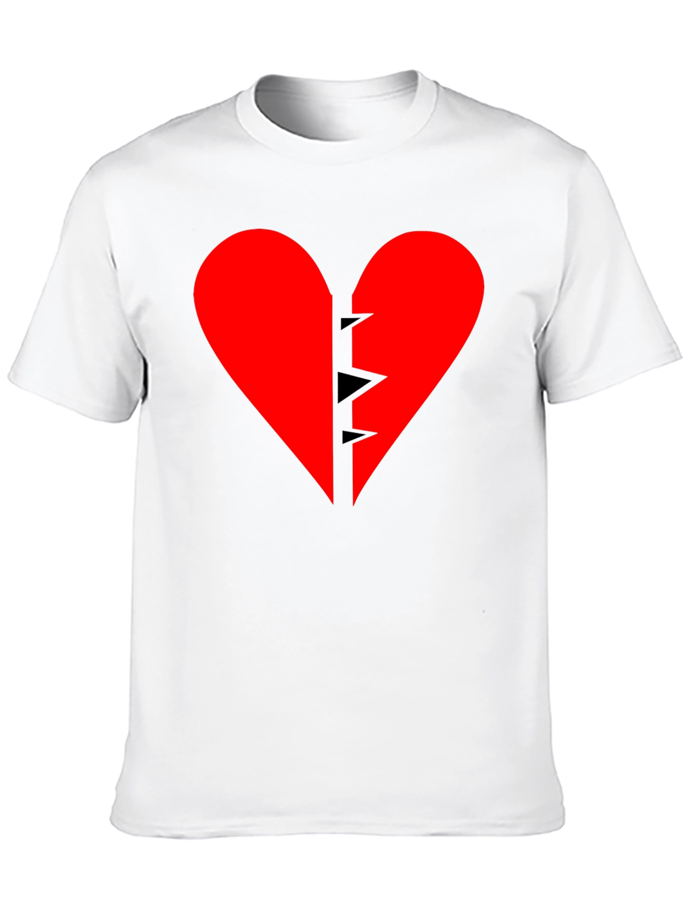 Broken Heart Graphic Tee - Black T-Shirt