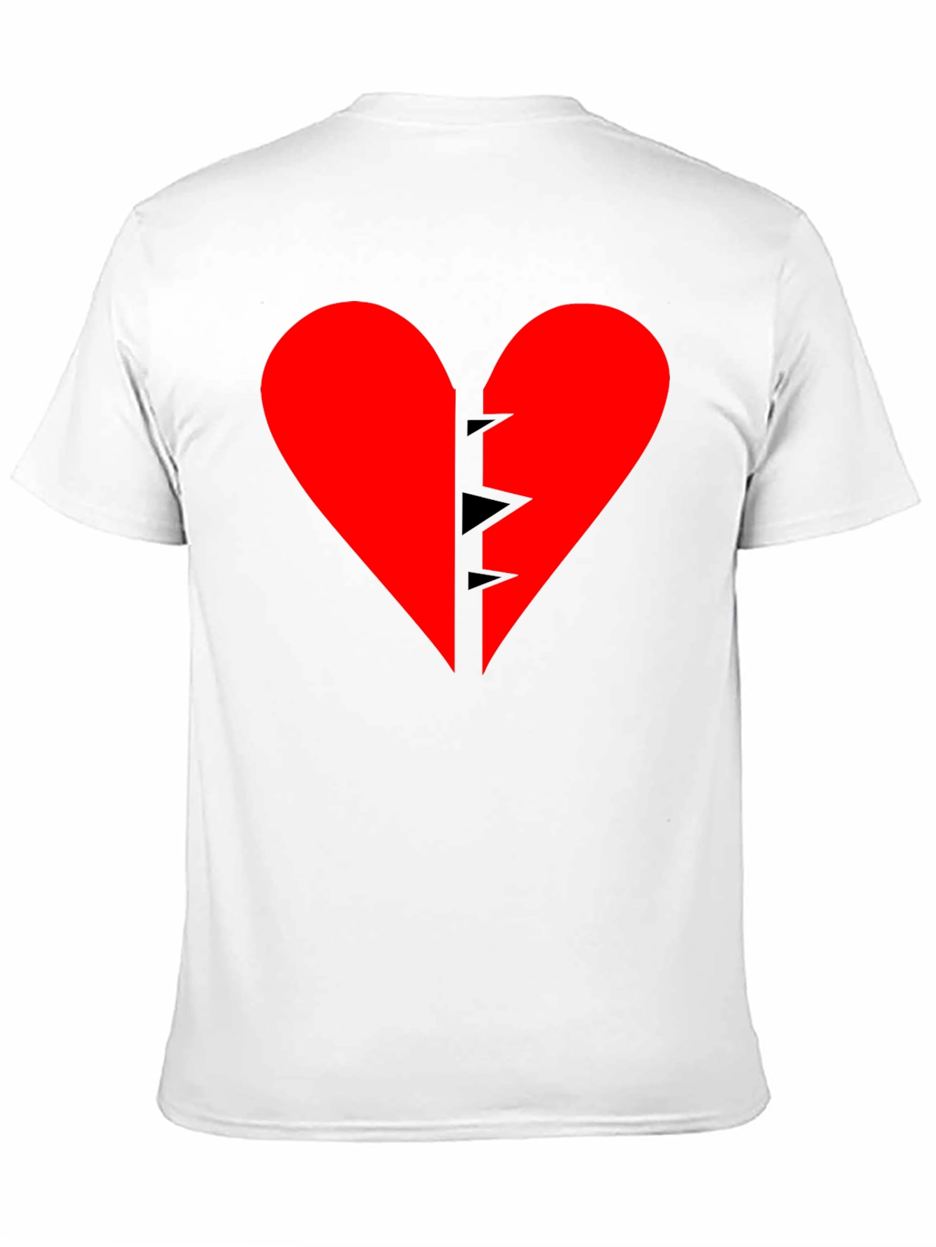 Broken Heart Graphic Tee - Black T-Shirt