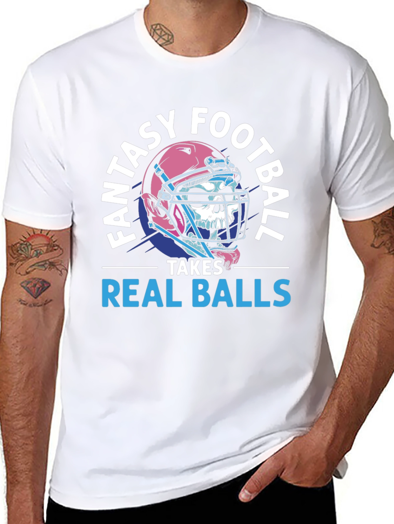 Fantasy Football Takes Real Balls T-Shirt