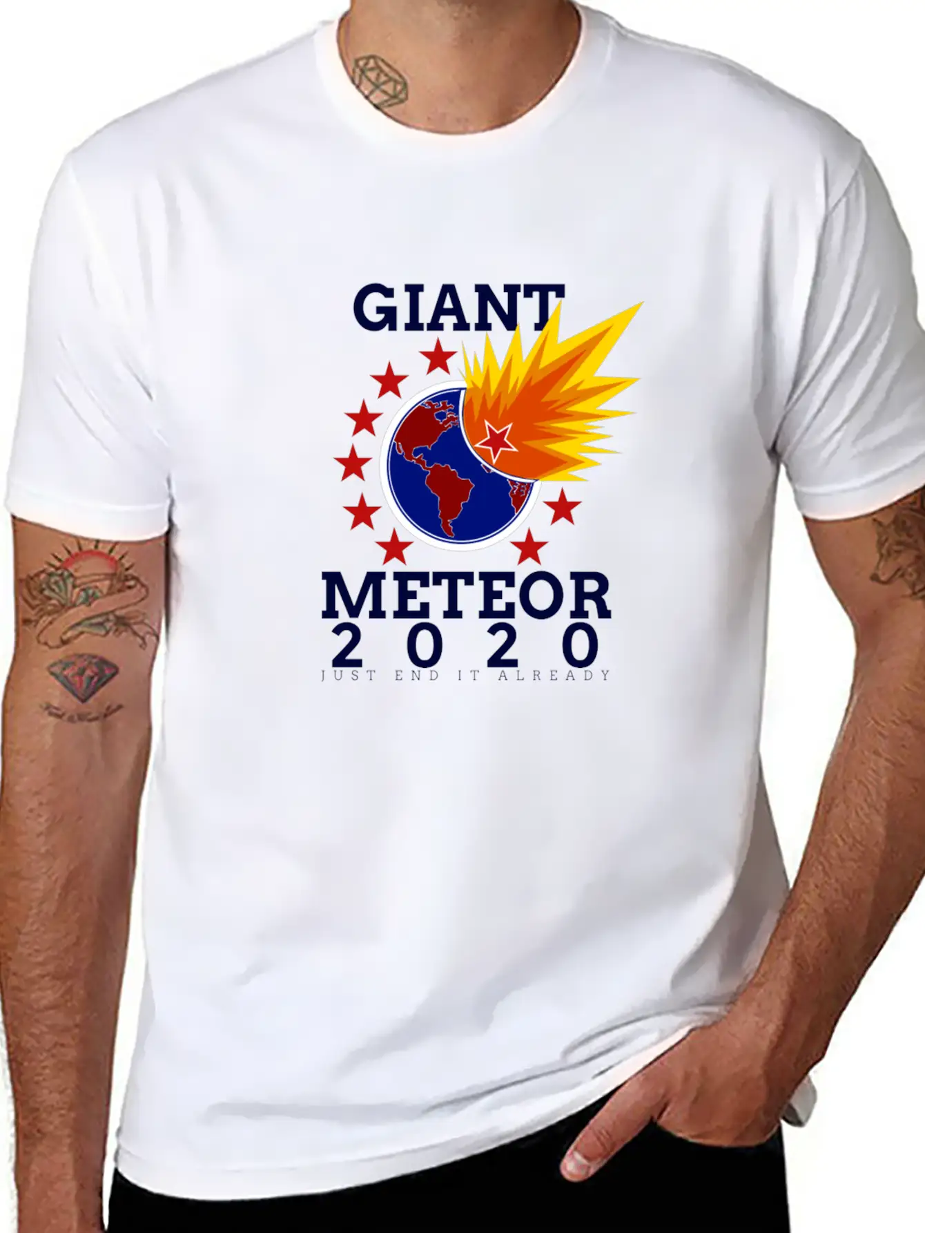 Giant Meteor 2020 Timeless Short Sleeve Tee – Comfy And Minimalist Design