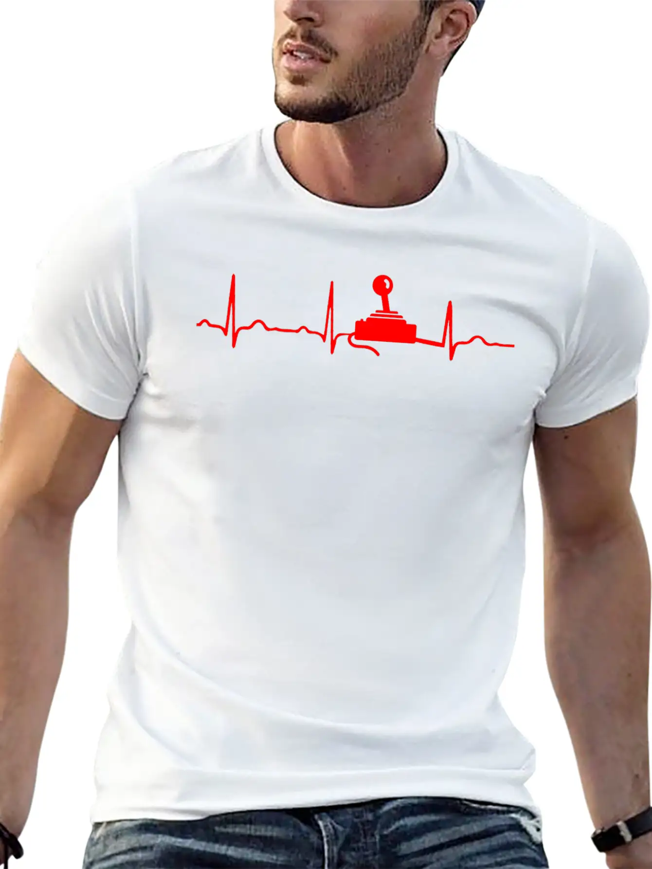 GIFT - ECG CONTROLLER RED Essential Unisex Summer Tee – Soft Cotton Casual Fit