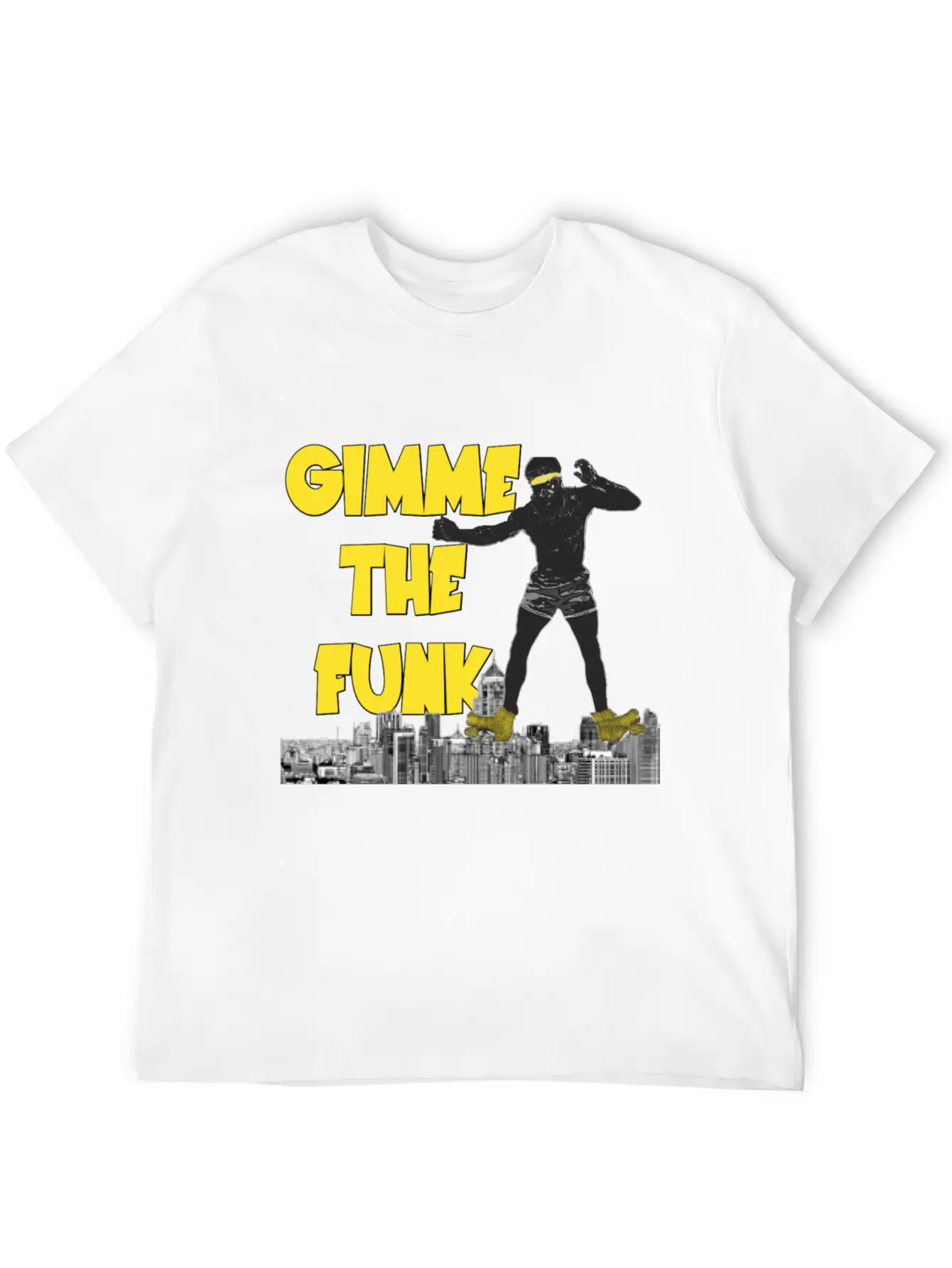 GIMME THE FUNK ROLLER Basic Graphic T-Shirt – Daily Comfort In Soft Cotton
