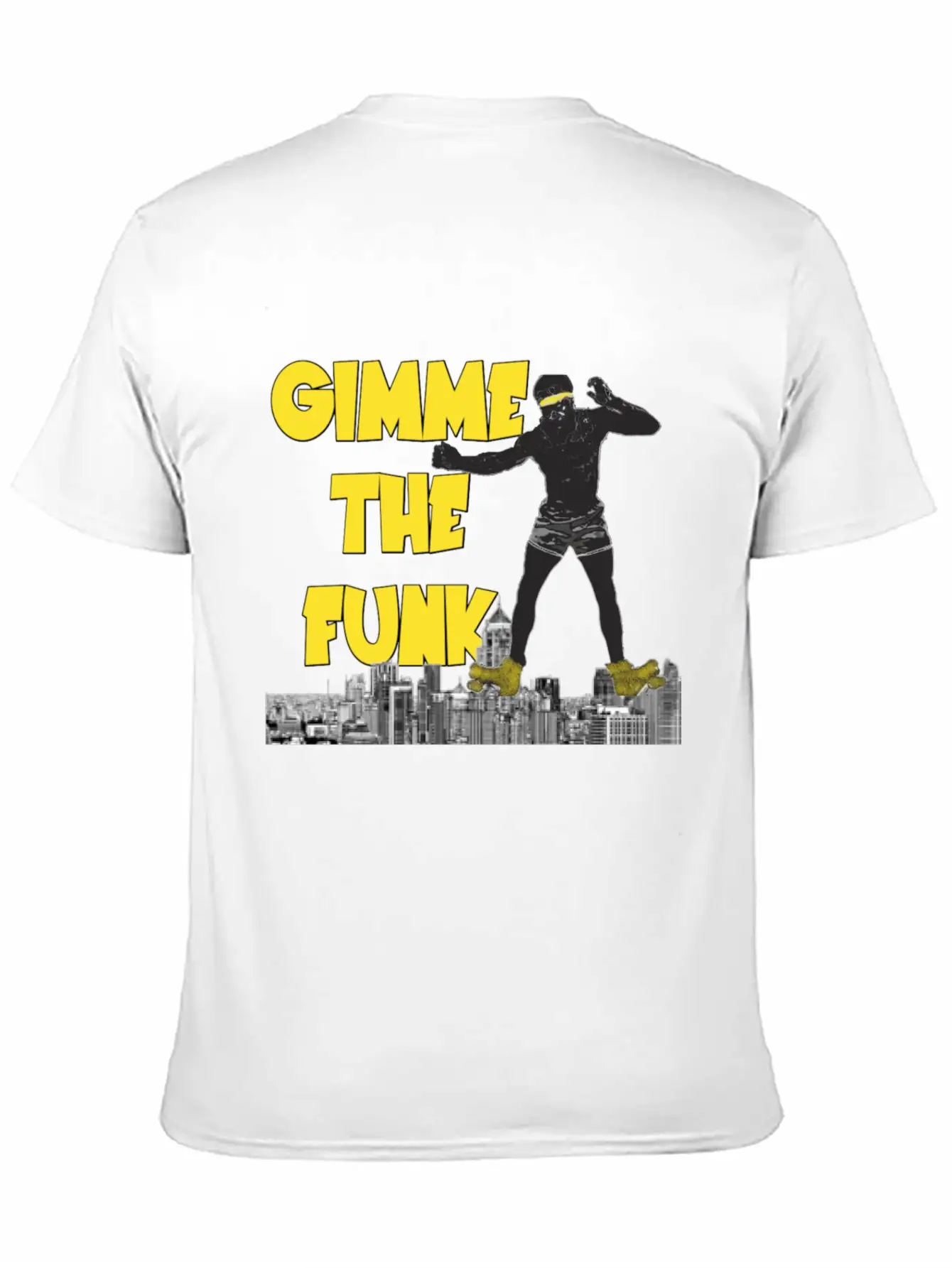 GIMME THE FUNK ROLLER Basic Graphic T-Shirt – Daily Comfort In Soft Cotton