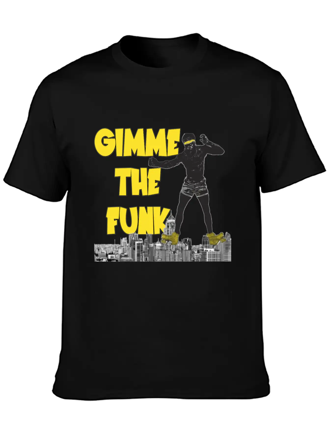 GIMME THE FUNK ROLLER Basic Graphic T-Shirt – Daily Comfort In Soft Cotton