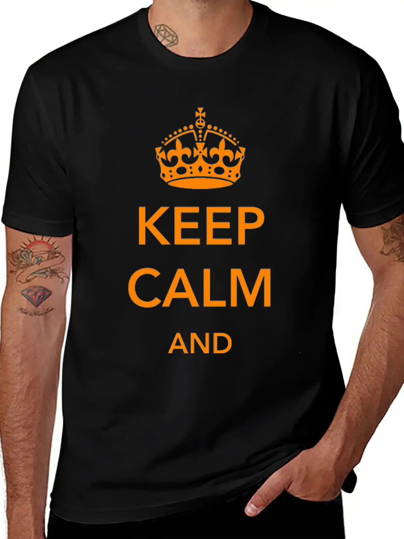 Ginger - Keep Calm And Ginger On Essential Unisex Summer Tee – Soft Cotton Casual Fit