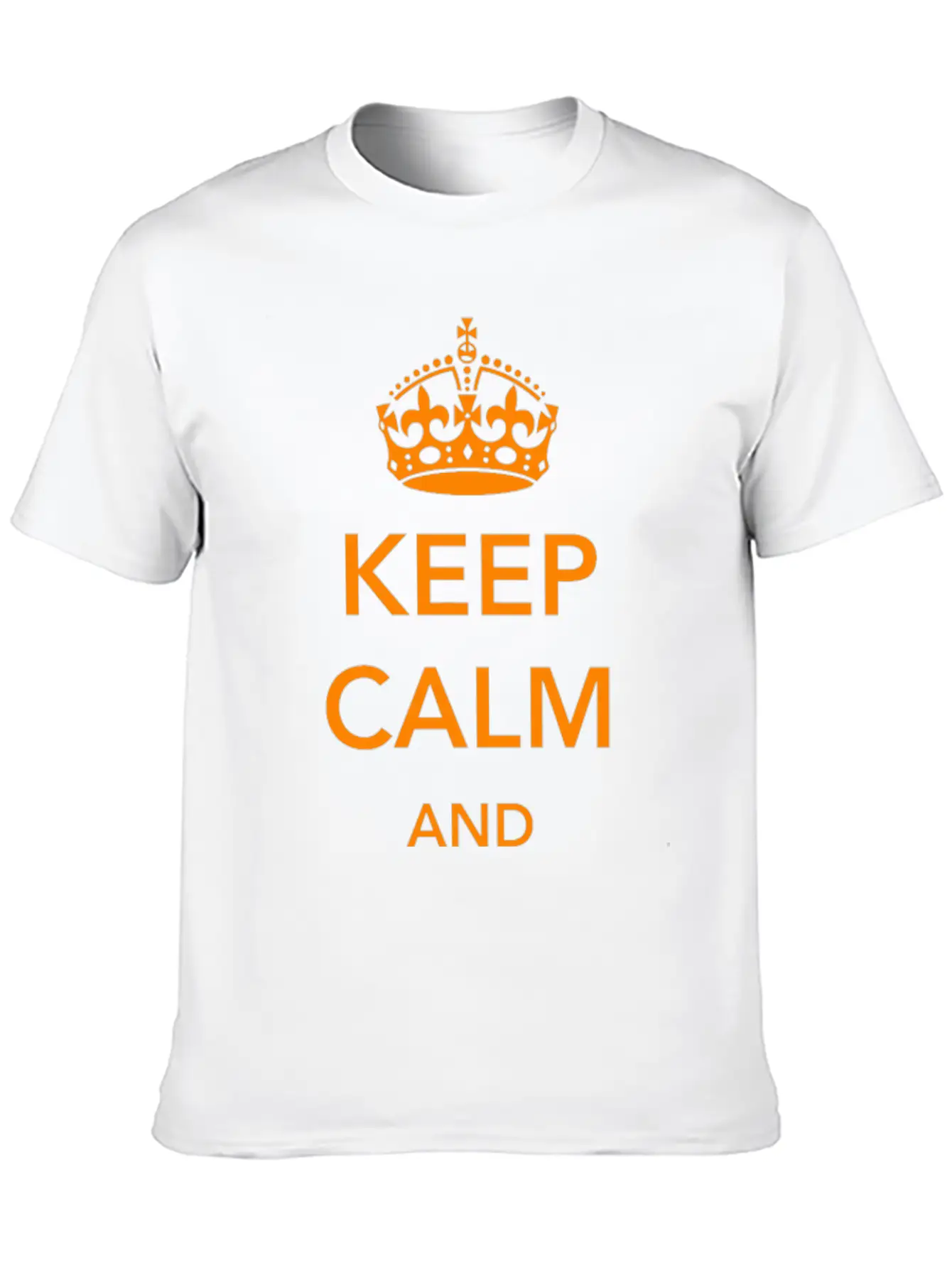 Ginger - Keep Calm And Ginger On Essential Unisex Summer Tee – Soft Cotton Casual Fit