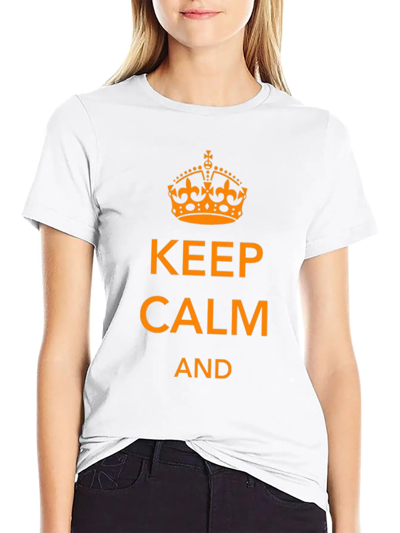 Ginger - Keep Calm And Ginger On Essential Unisex Summer Tee – Soft Cotton Casual Fit