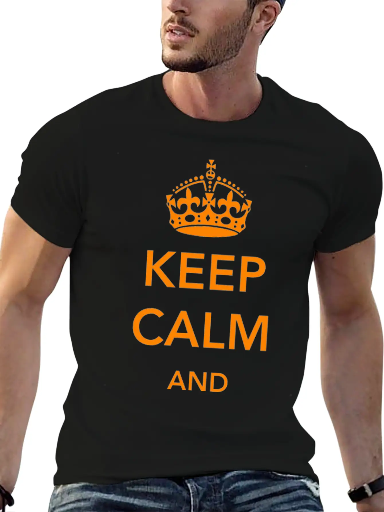Ginger - Keep Calm And Ginger On Essential Unisex Summer Tee – Soft Cotton Casual Fit