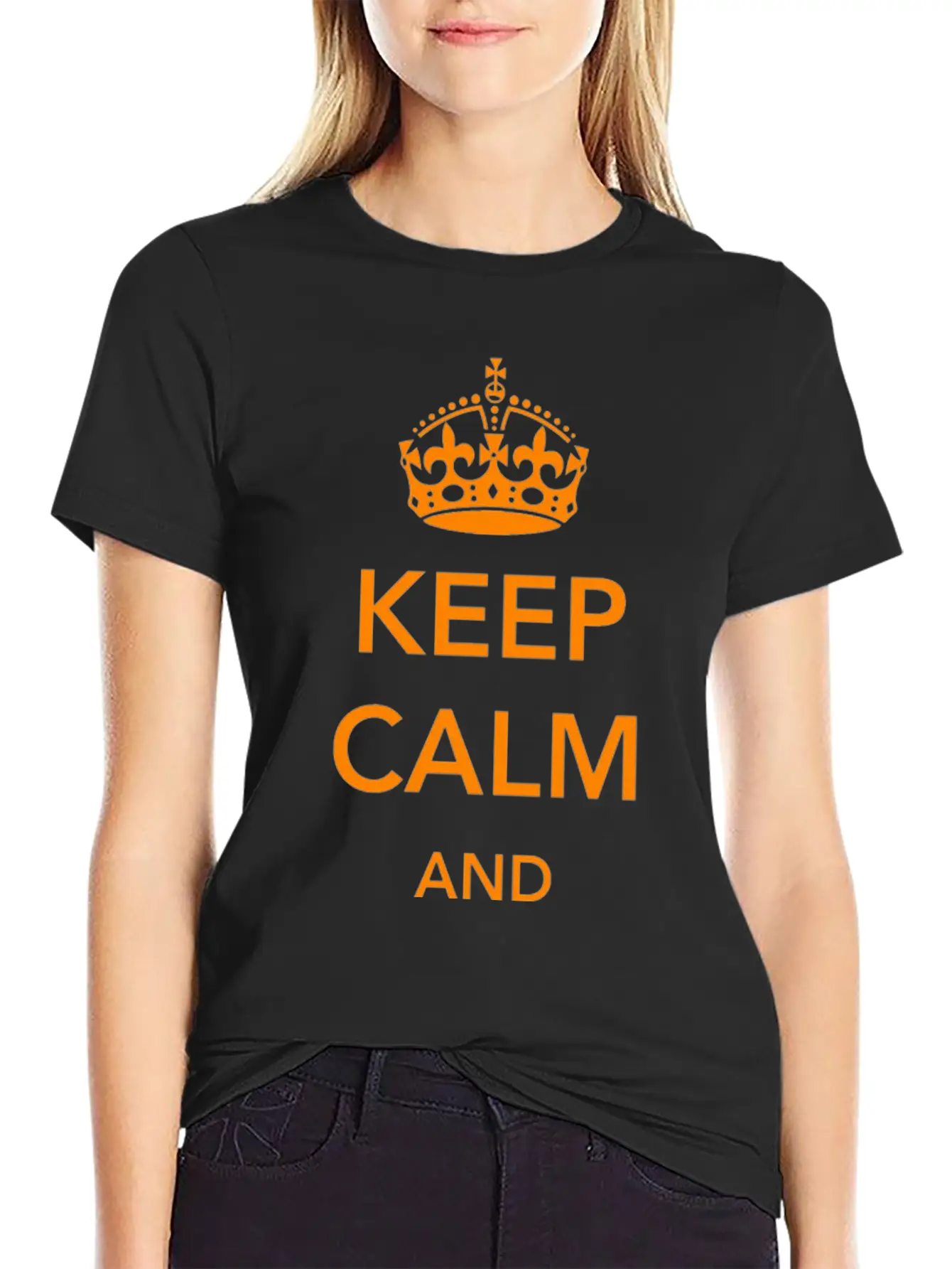 Ginger - Keep Calm And Ginger On Essential Unisex Summer Tee – Soft Cotton Casual Fit