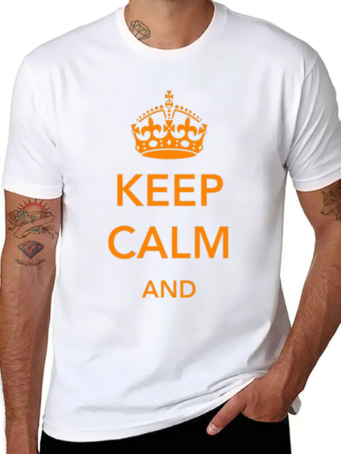 Ginger - Keep Calm And Ginger On Essential Unisex Summer Tee – Soft Cotton Casual Fit