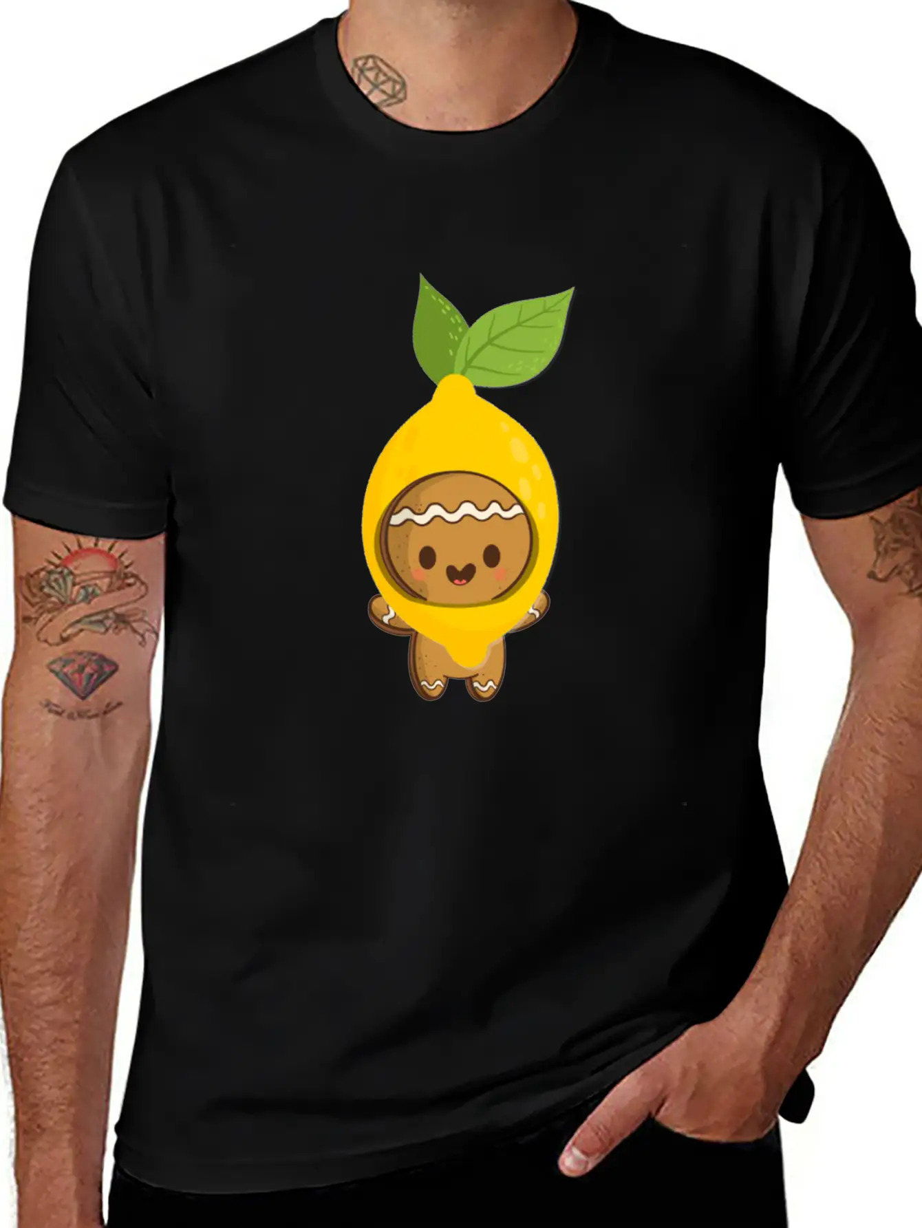 Gingerbread Kawaii Timeless Short Sleeve Tee – Comfy And Minimalist Design