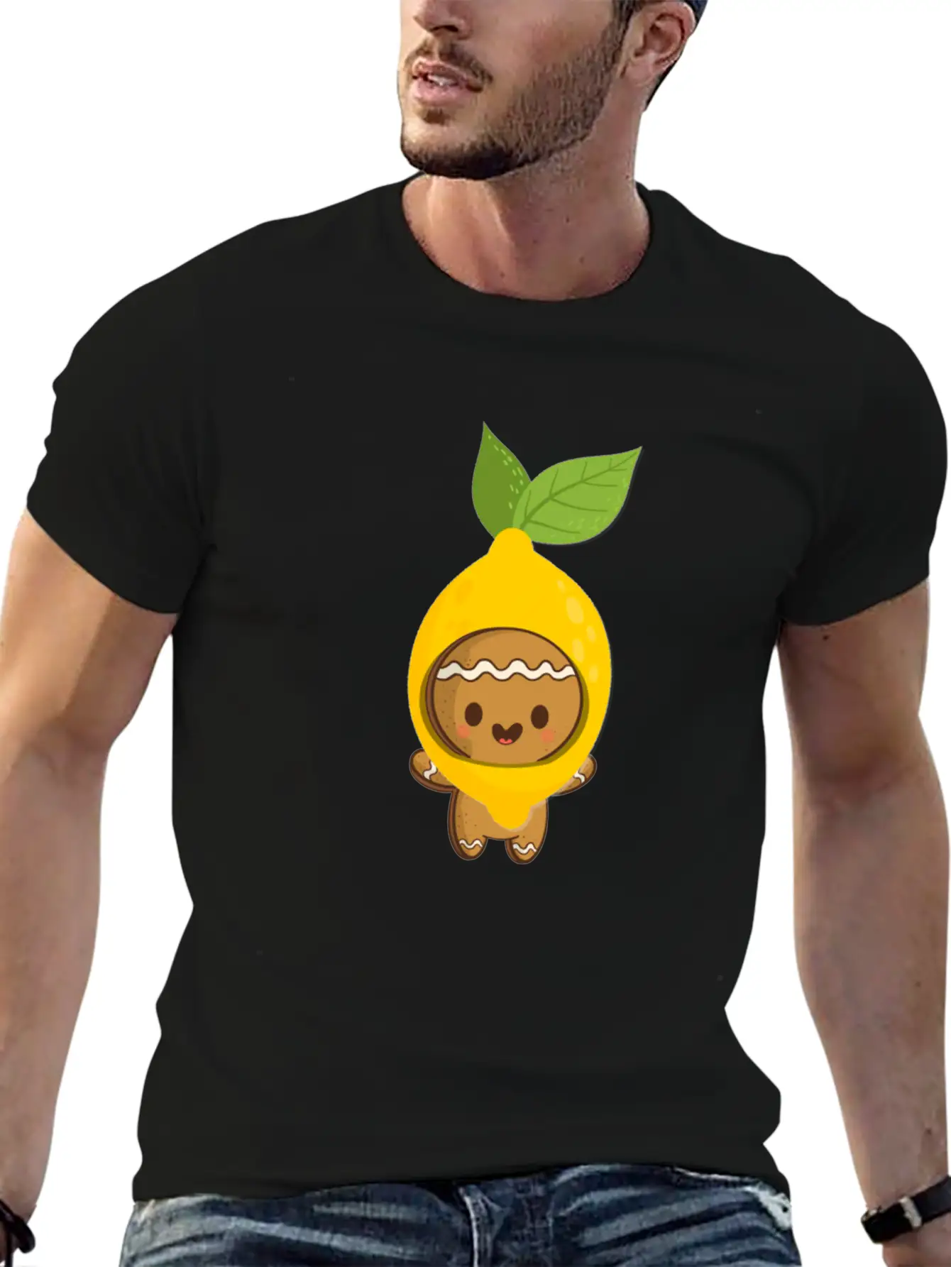 Gingerbread Kawaii Timeless Short Sleeve Tee – Comfy And Minimalist Design