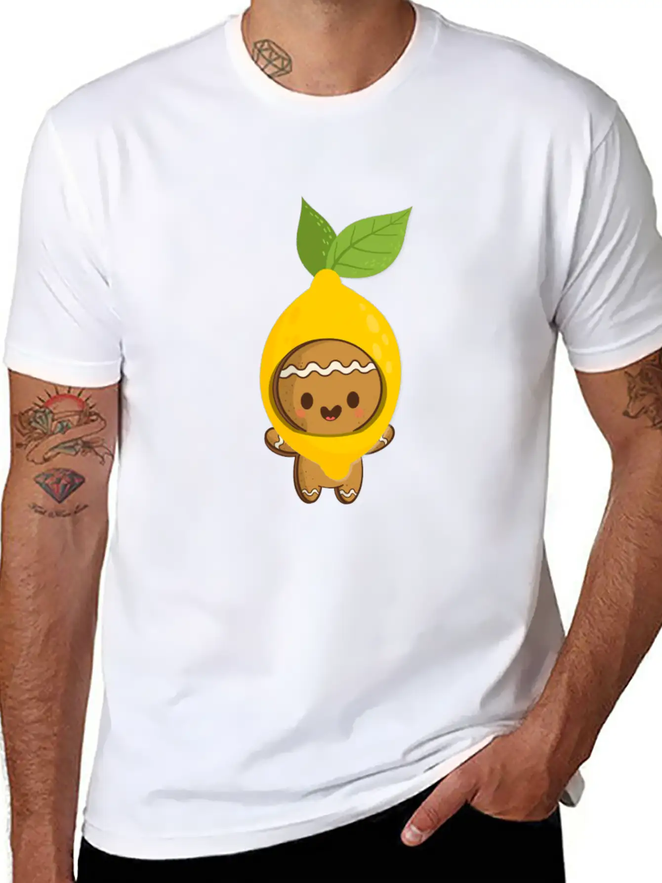 Gingerbread Kawaii Timeless Short Sleeve Tee – Comfy And Minimalist Design