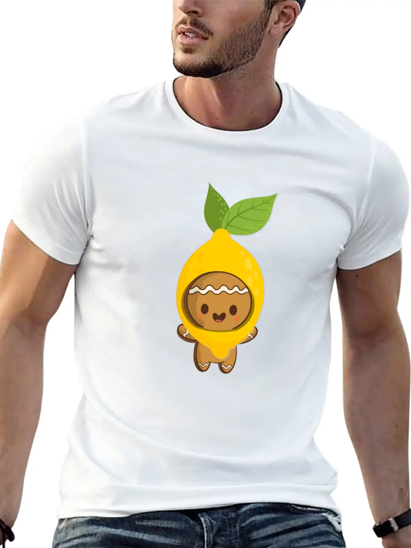 Gingerbread Kawaii Timeless Short Sleeve Tee – Comfy And Minimalist Design