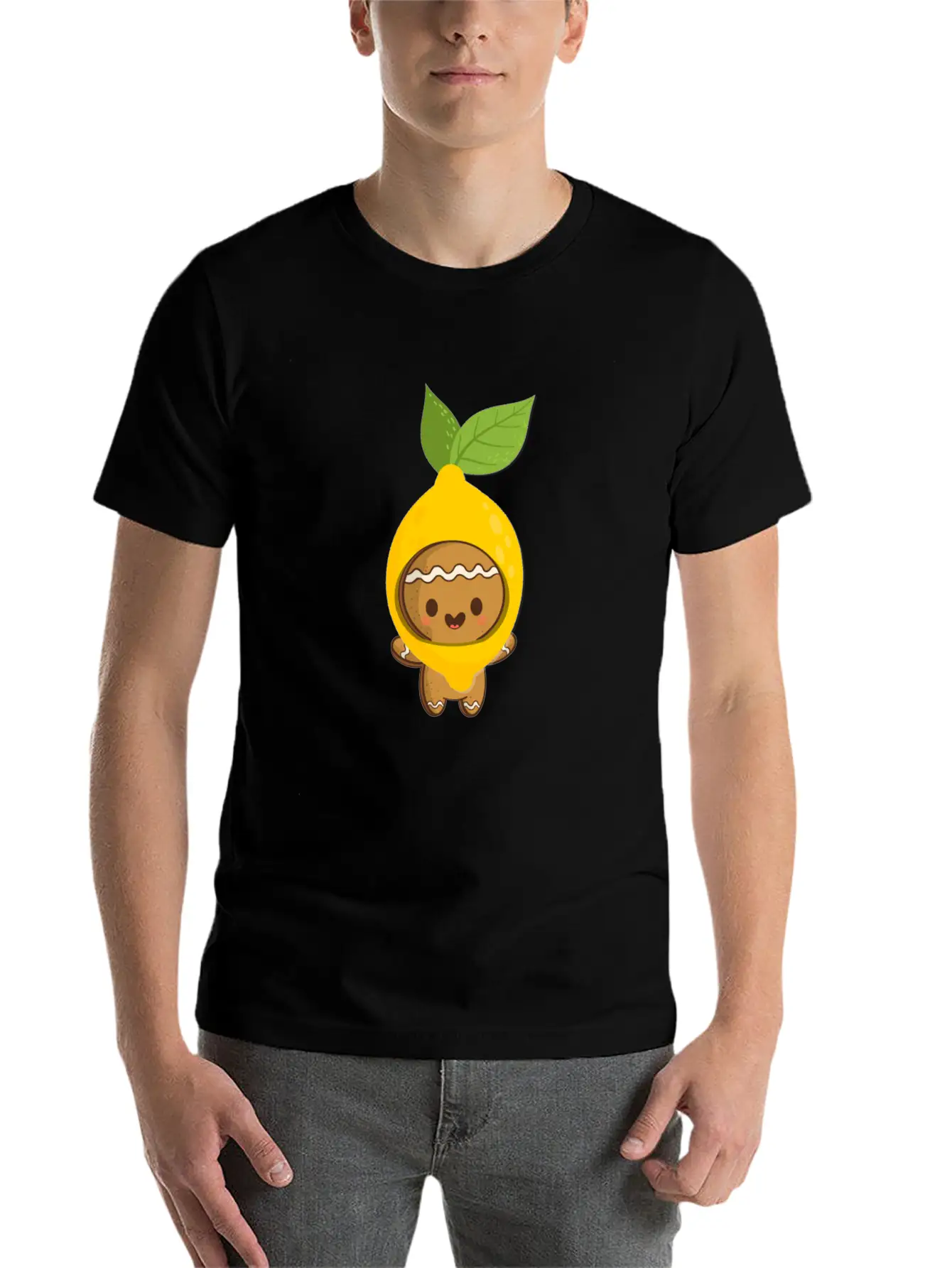 Gingerbread Kawaii Timeless Short Sleeve Tee – Comfy And Minimalist Design