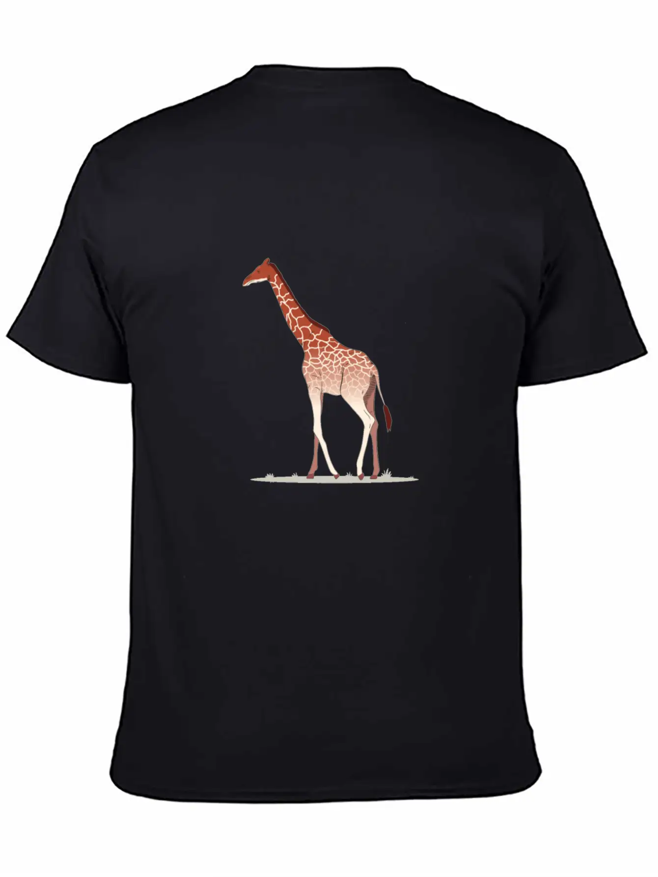 Giraffe African Wildlife Giraffe Walking Comfortable Minimalist Graphic Tee – Summer Style Essential