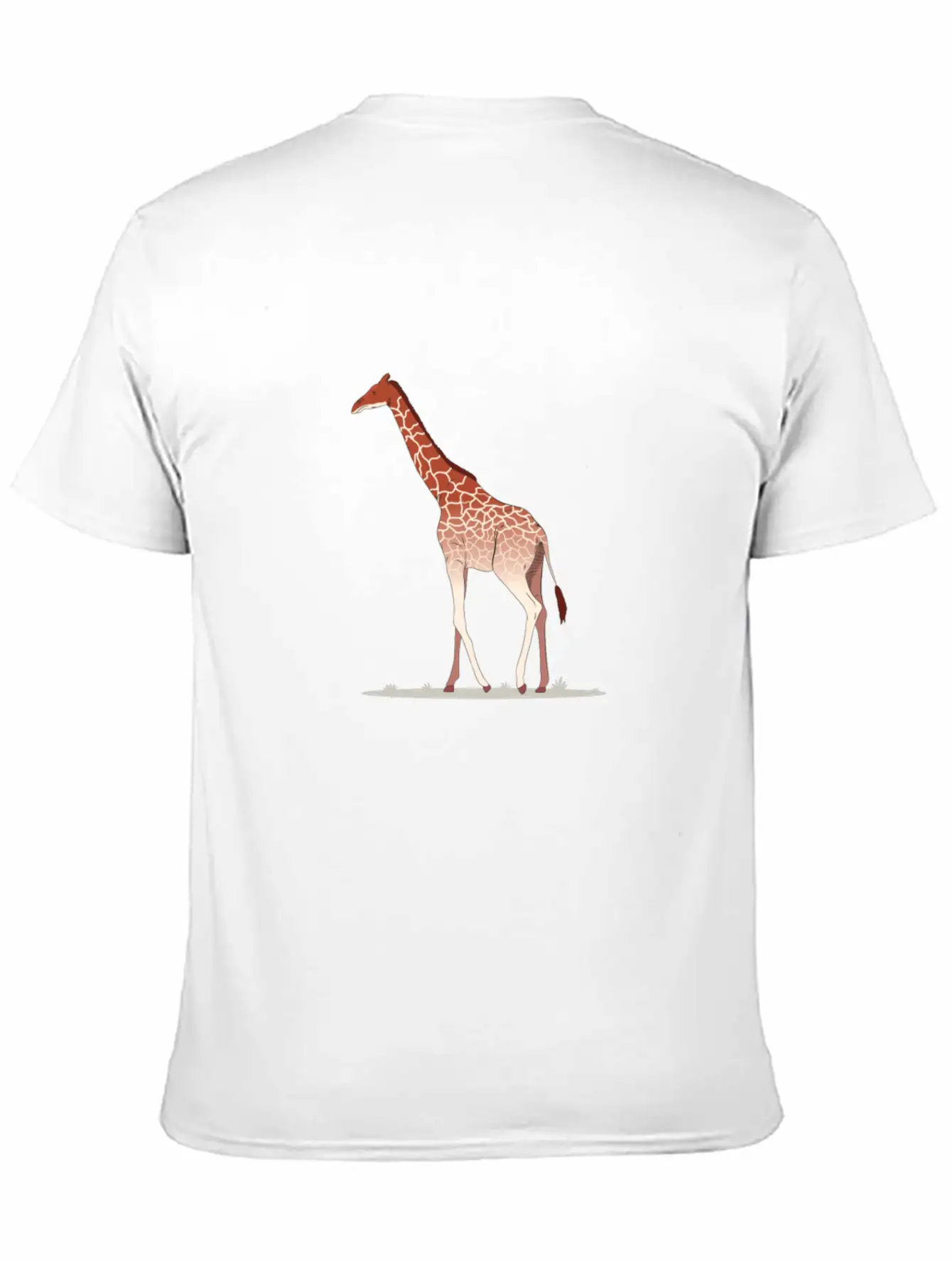 Giraffe African Wildlife Giraffe Walking Comfortable Minimalist Graphic Tee – Summer Style Essential