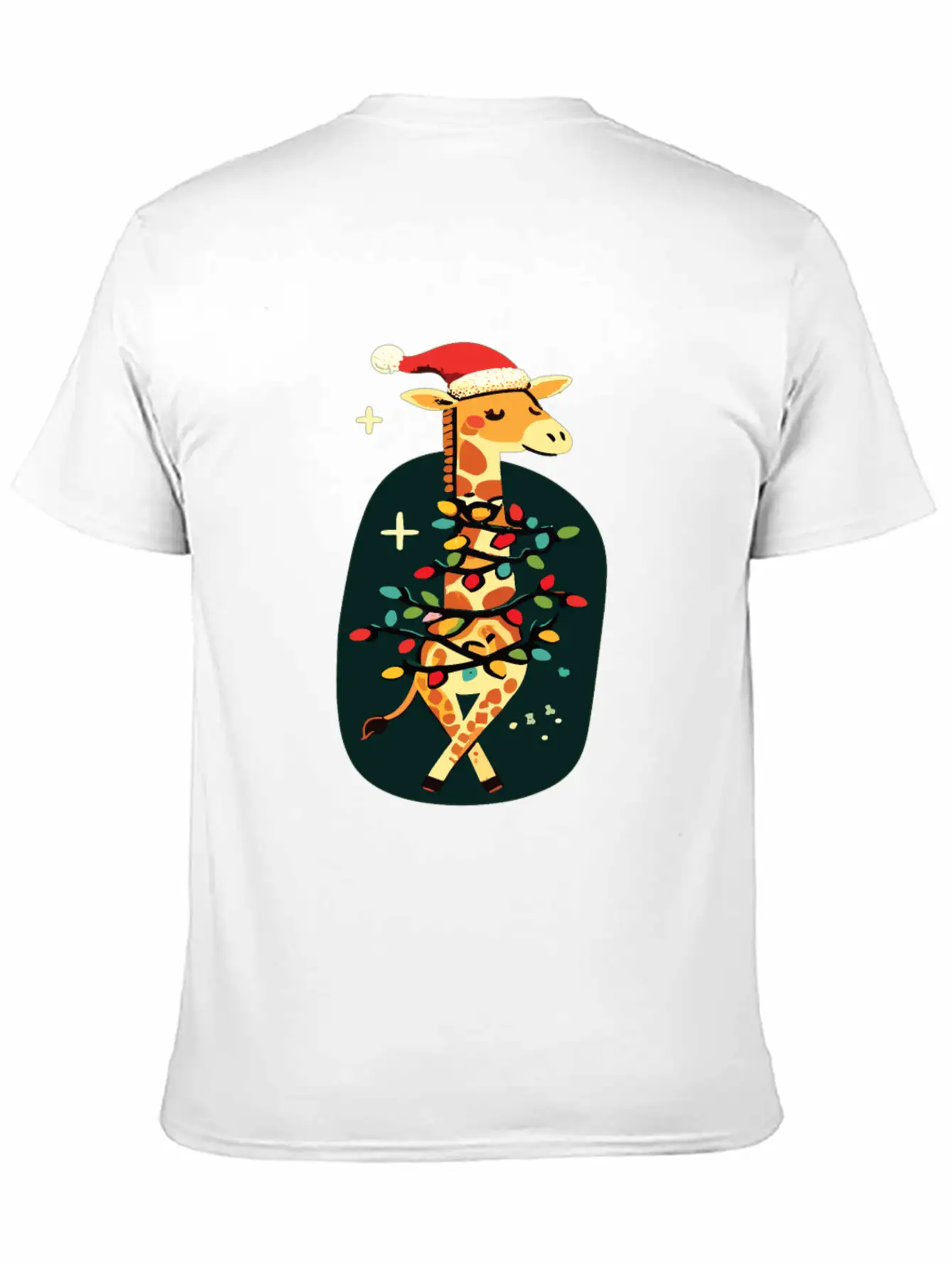 Giraffe Giraffe Christmas Africa Animals Comfortable Minimalist Graphic Tee – Summer Style Essential