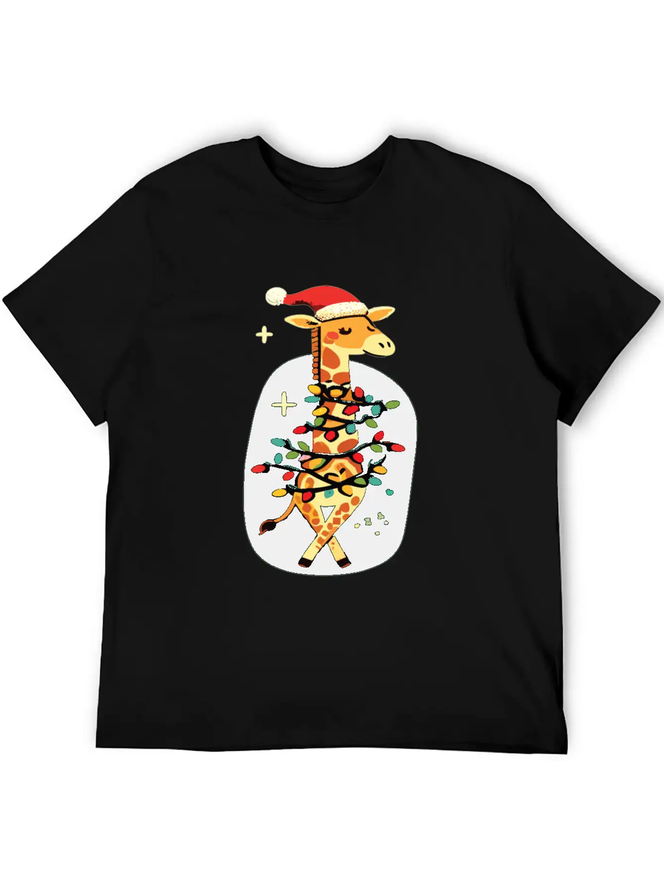 Giraffe Giraffe Christmas Africa Animals Comfortable Minimalist Graphic Tee – Summer Style Essential