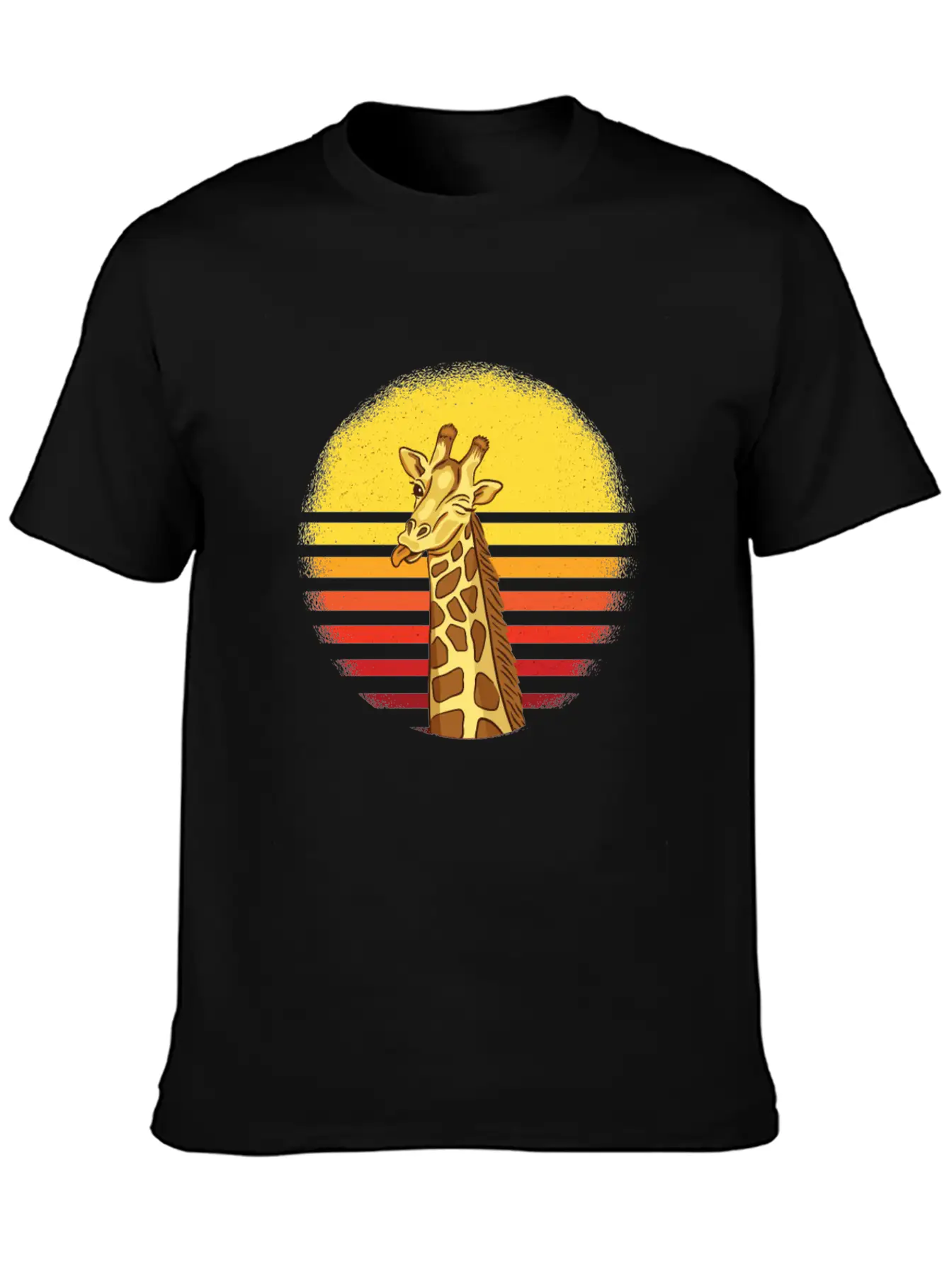 Giraffe Giraffes Africa Gift Idea Essential Unisex Summer Tee – Soft Cotton Casual Fit