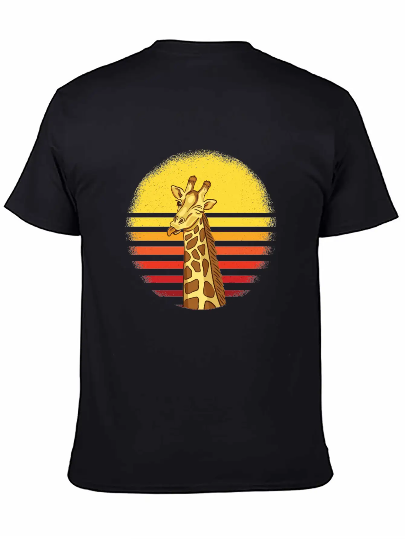 Giraffe Giraffes Africa Gift Idea Unisex Short Sleeve Soft Cotton T-Shirt – Casual Everyday Wear