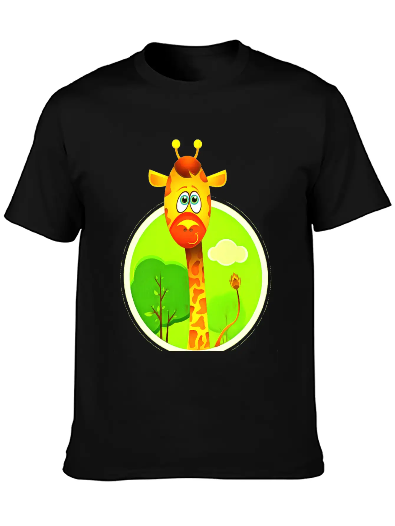 Giraffe Stylish Everyday T-Shirt – Unisex Basic Cotton Tee