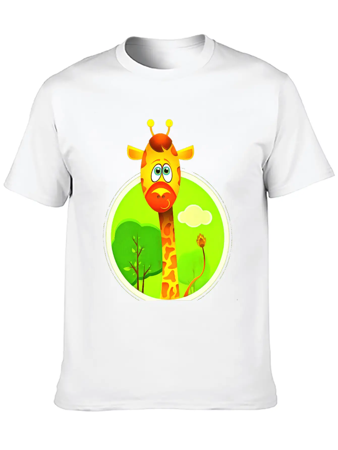Giraffe Stylish Everyday T-Shirt – Unisex Basic Cotton Tee