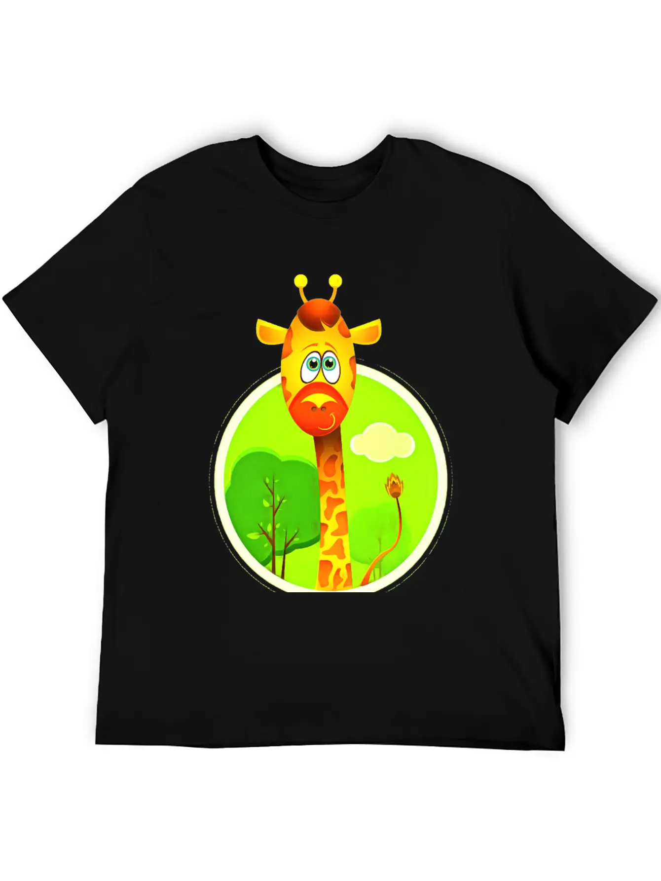 Giraffe Stylish Everyday T-Shirt – Unisex Basic Cotton Tee