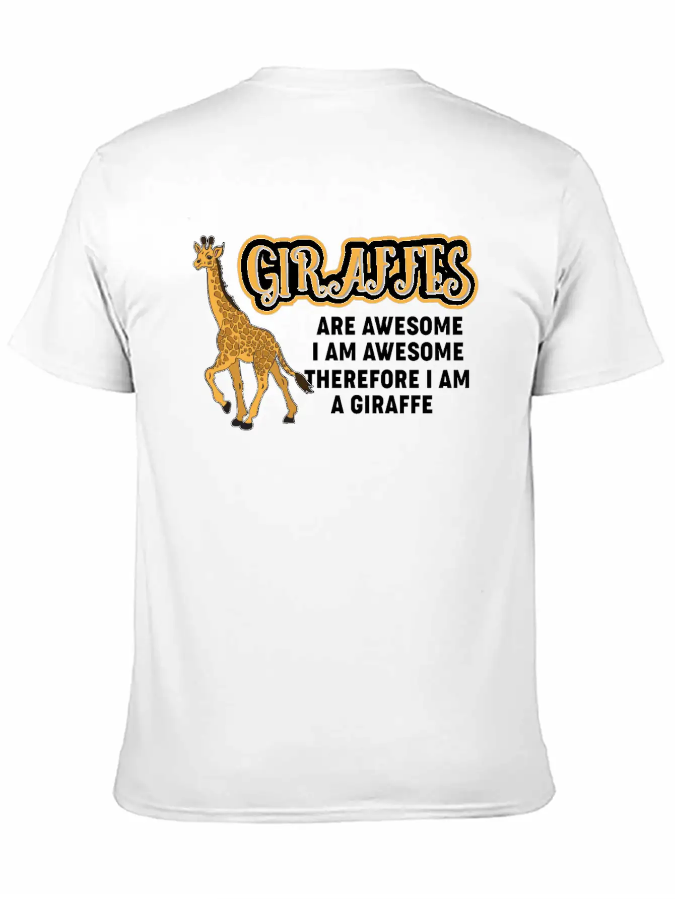 Giraffes Are Awesome Stylish Everyday T-Shirt – Unisex Basic Cotton Tee