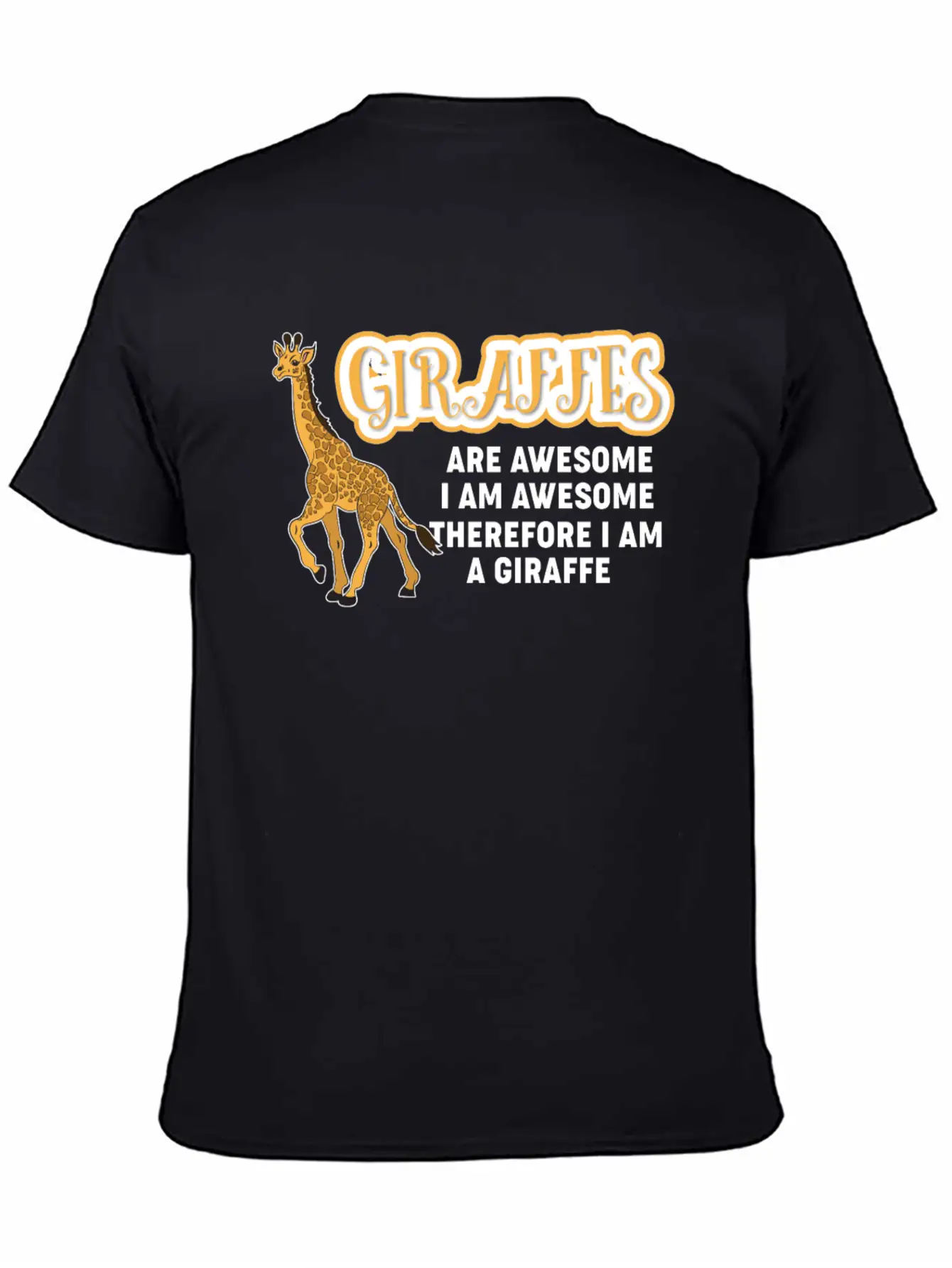 Giraffes Are Awesome Stylish Everyday T-Shirt – Unisex Basic Cotton Tee