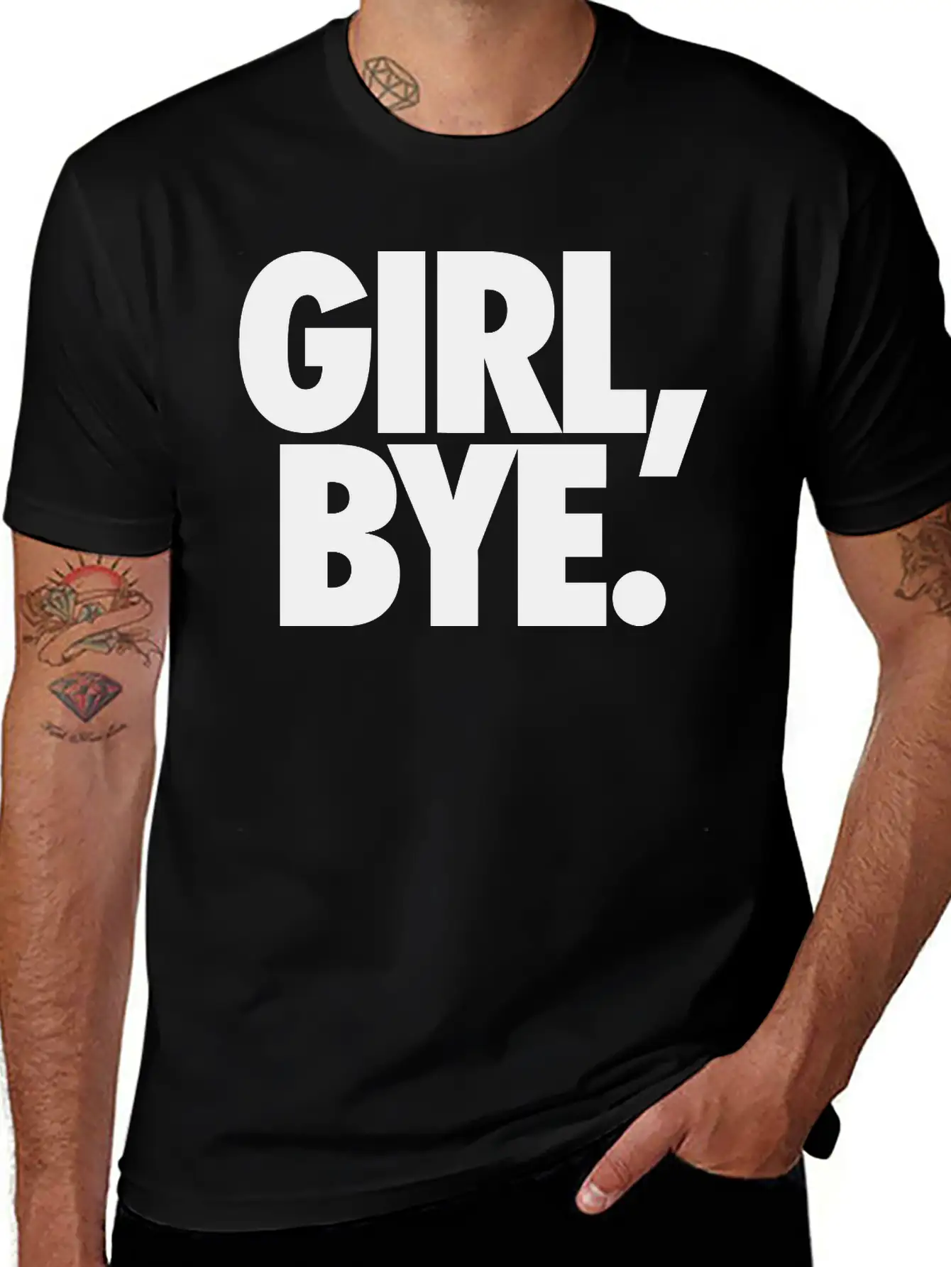 Girl Bye Unisex Short Sleeve Soft Cotton T-Shirt – Casual Everyday Wear
